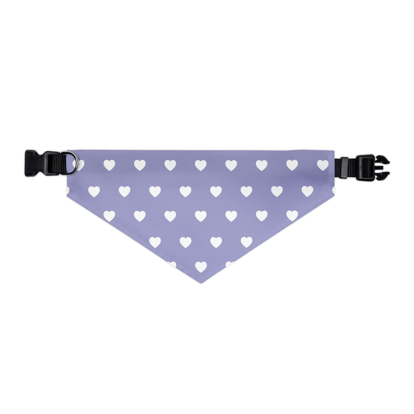 Love Heart Pattern Pet Bandana Collar for Dogs