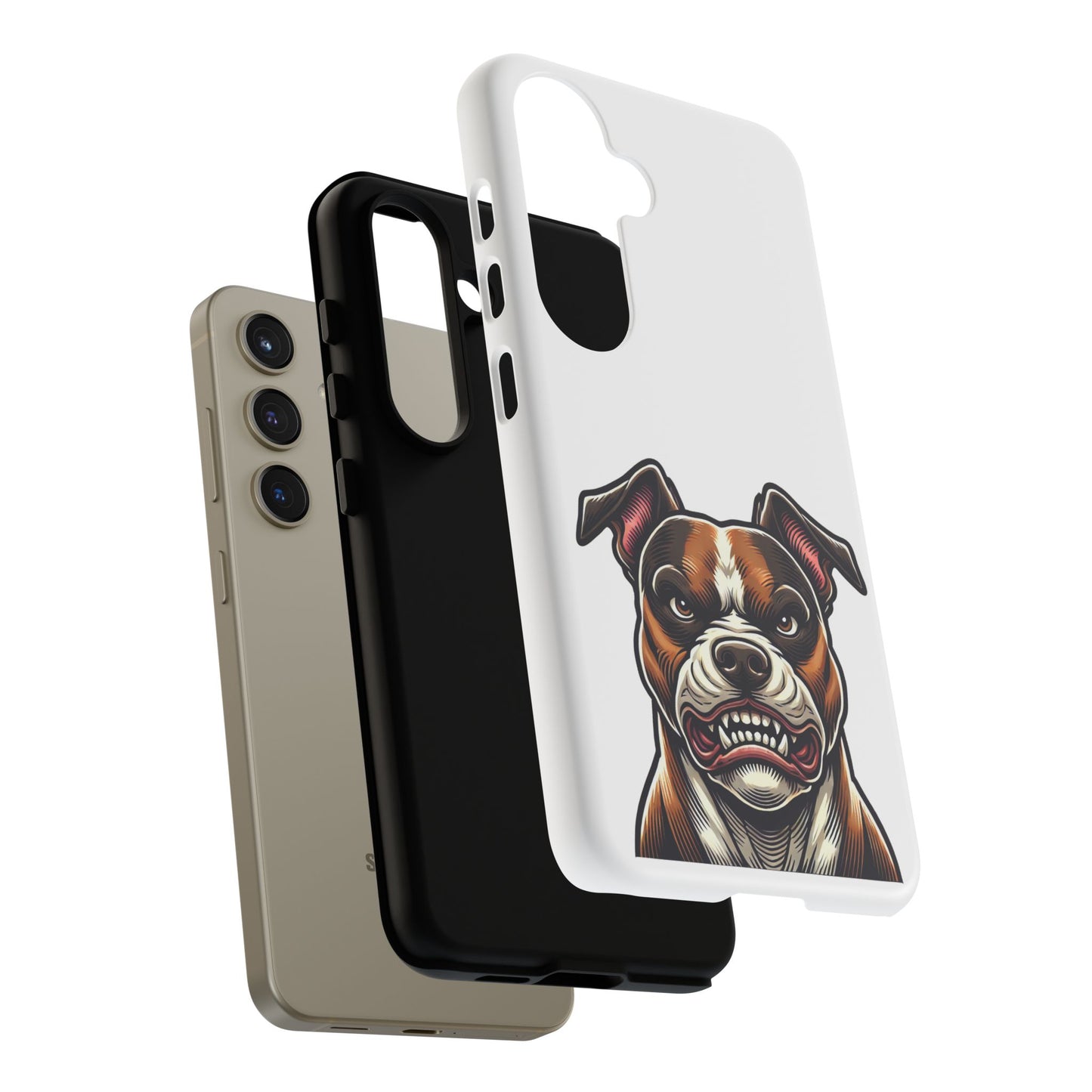 Tough Cases: Pit Bull Design Phone Case for Animal Lovers