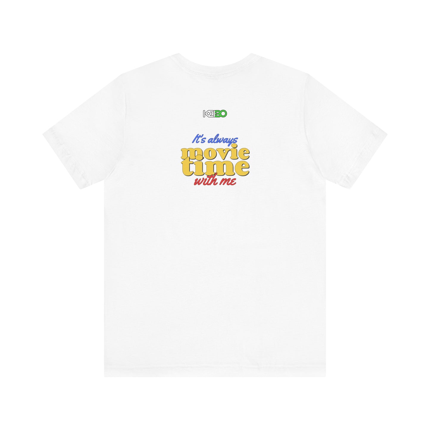 Movie Time Men's Jersey Tee - Fun Graphic T-Shirt for Film Lovers