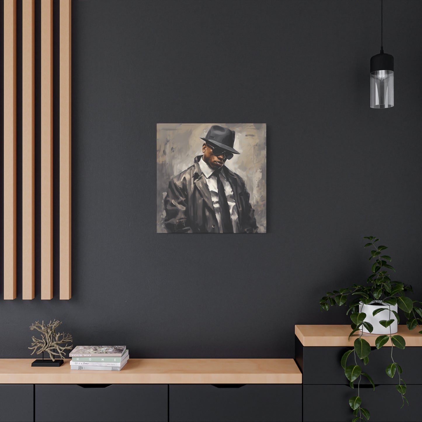 Stylish Canvas Wall Art - Modern Urban Portrait