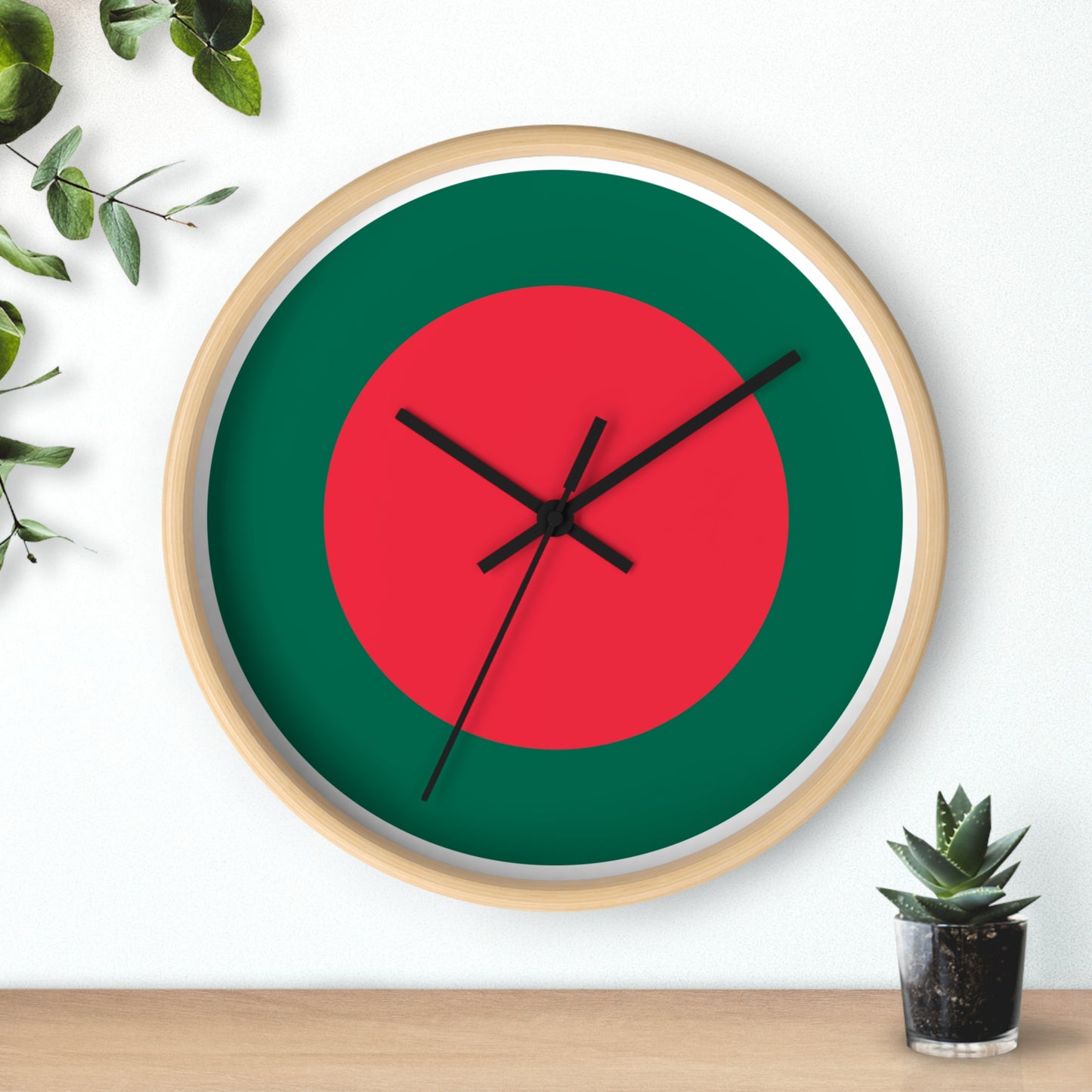 Bangladesh Flag Wall Clock - Perfect for Home Decor and Gifts