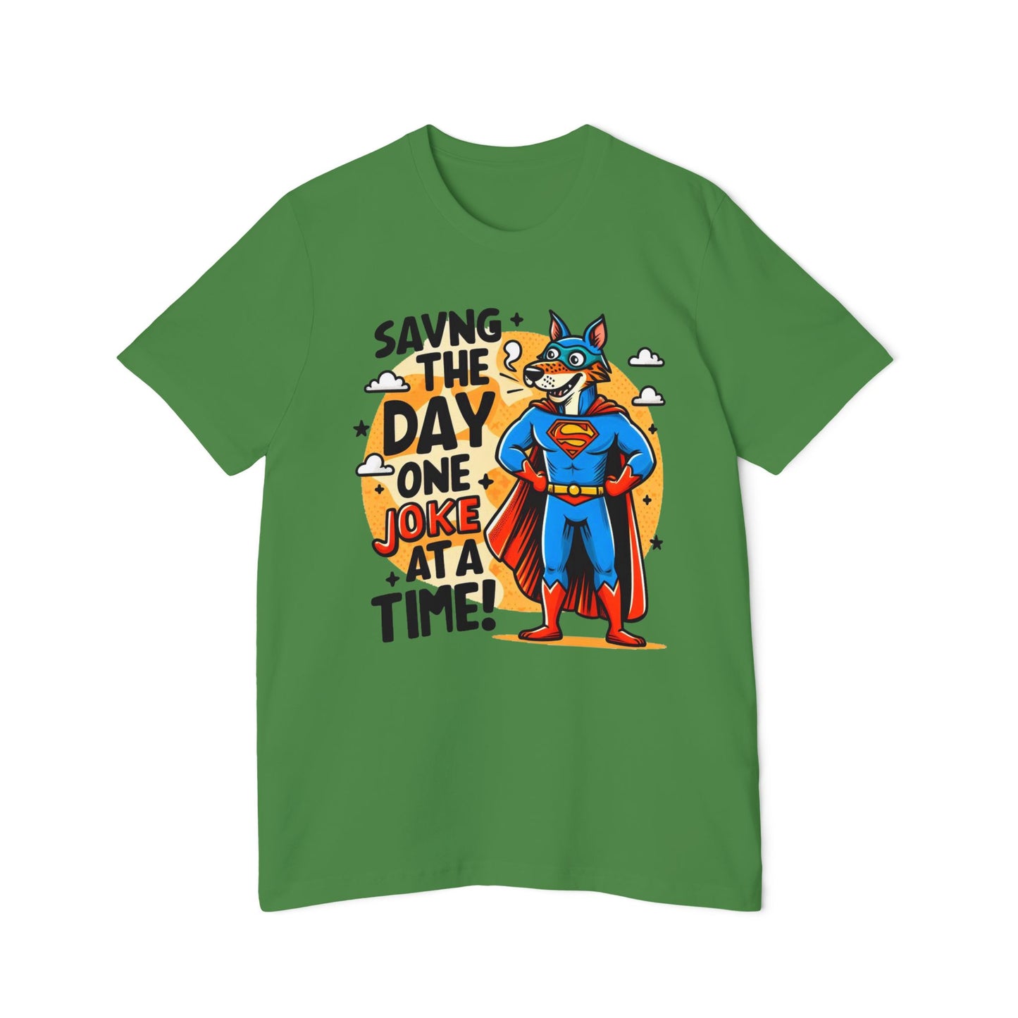 Funny Superhero Dog Jersey Men's T-Shirt – Stylish Dog Lover Tee