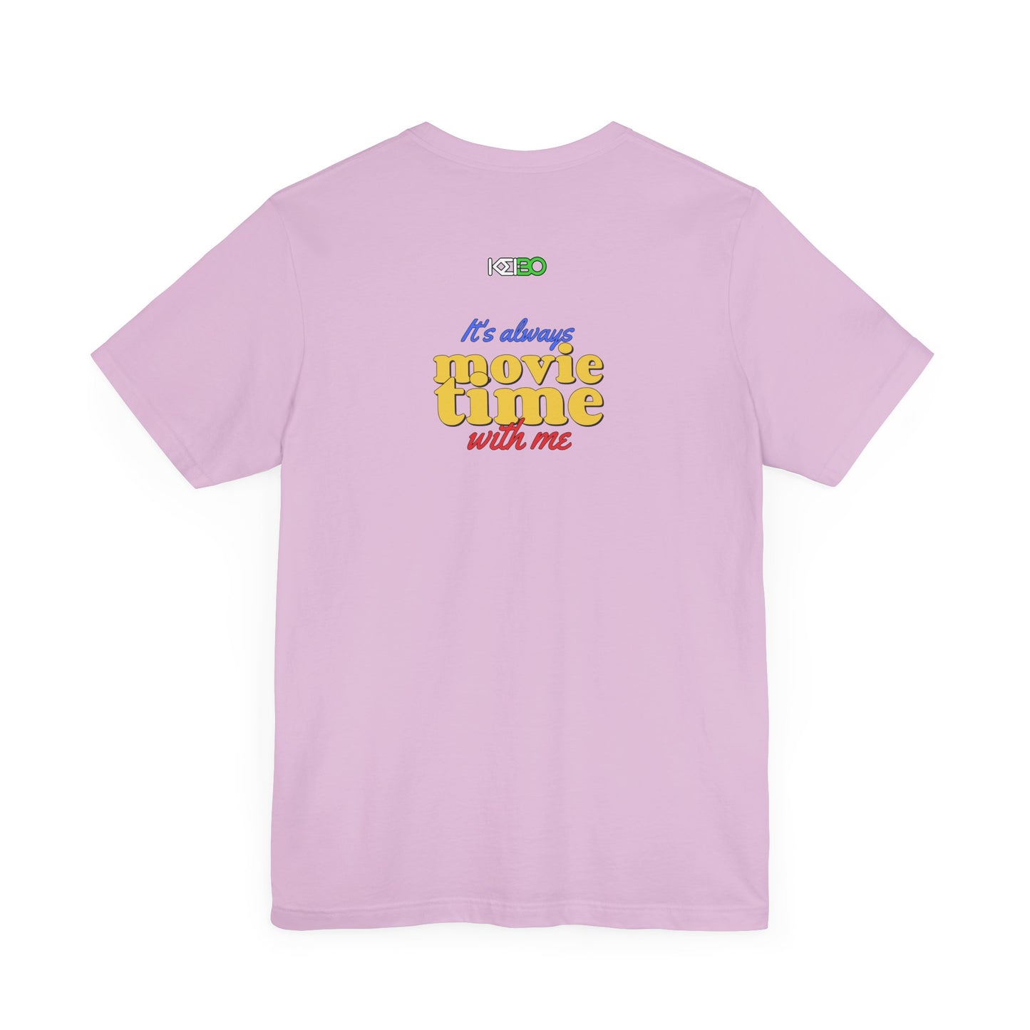 Movie Time Men's Jersey Tee - Fun Graphic T-Shirt for Film Lovers