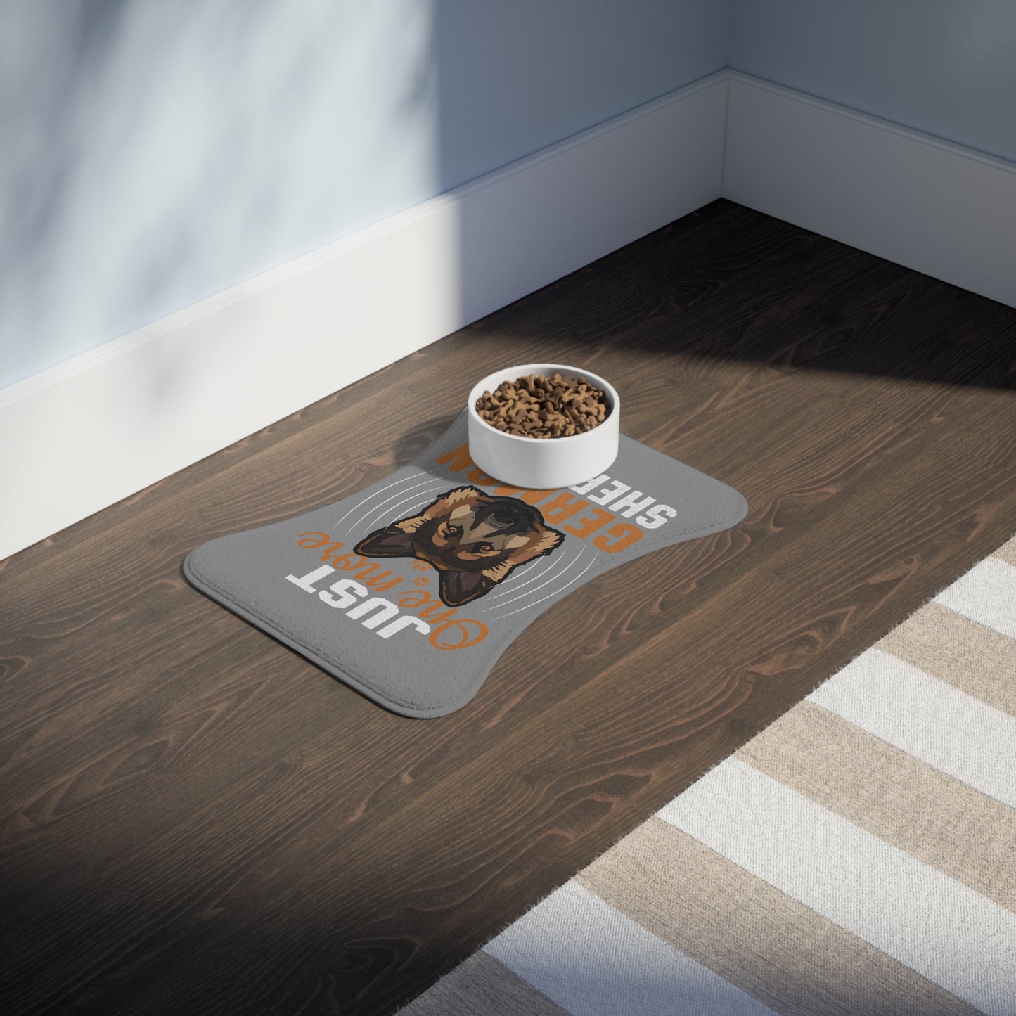 Personalyzed Dog Feeding Mat German Shepherd Pet Mat for Dog Lovers