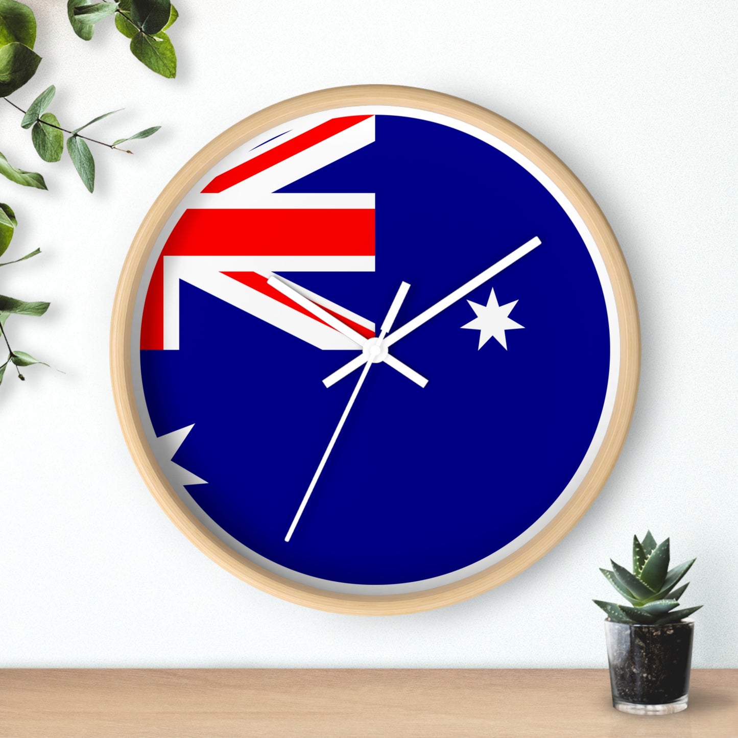Australia Flag Wall Clock – Stylish Home Decor for Aussie Pride