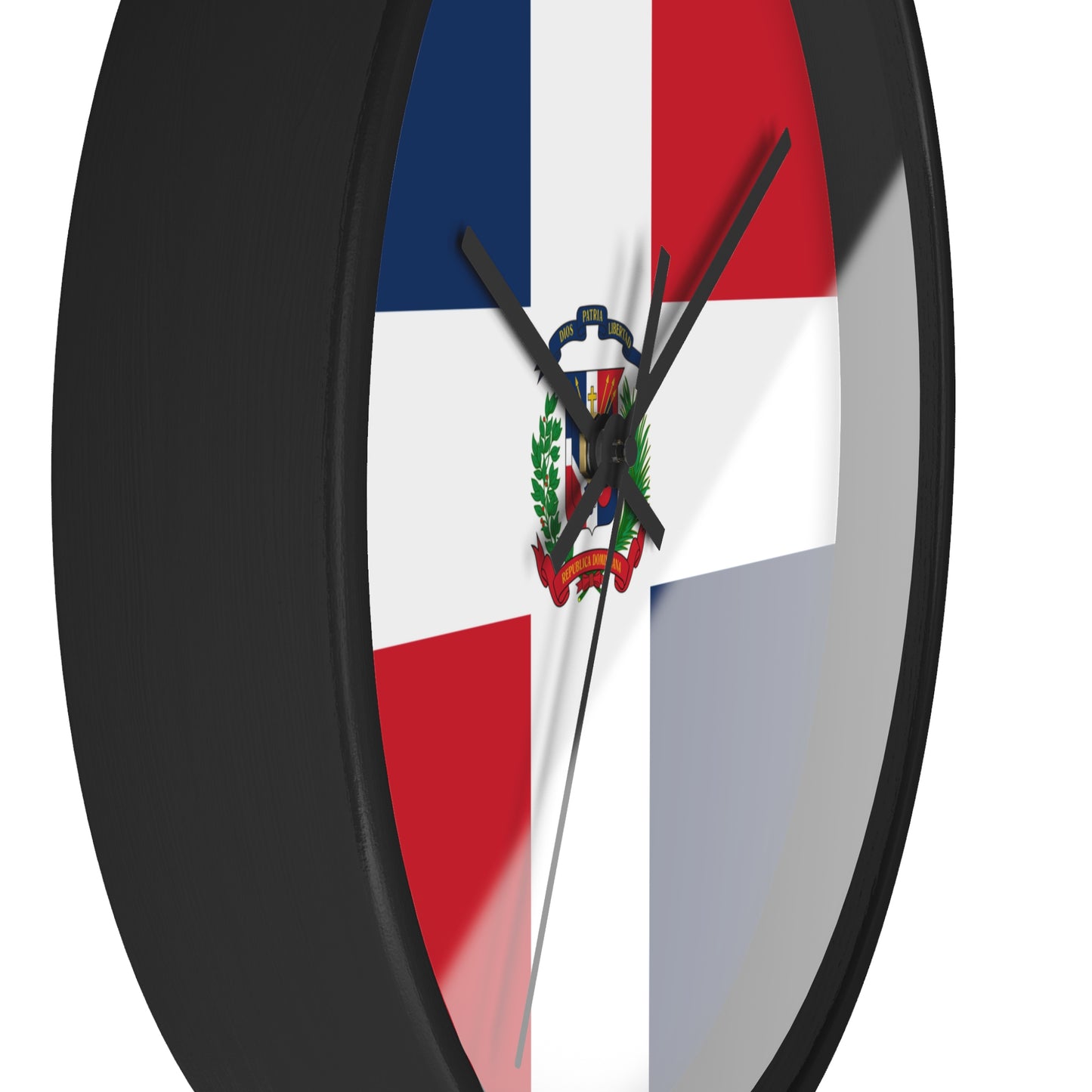 Dominican Republic Flag Wall Clock - Perfect for Home Decor & Gifts