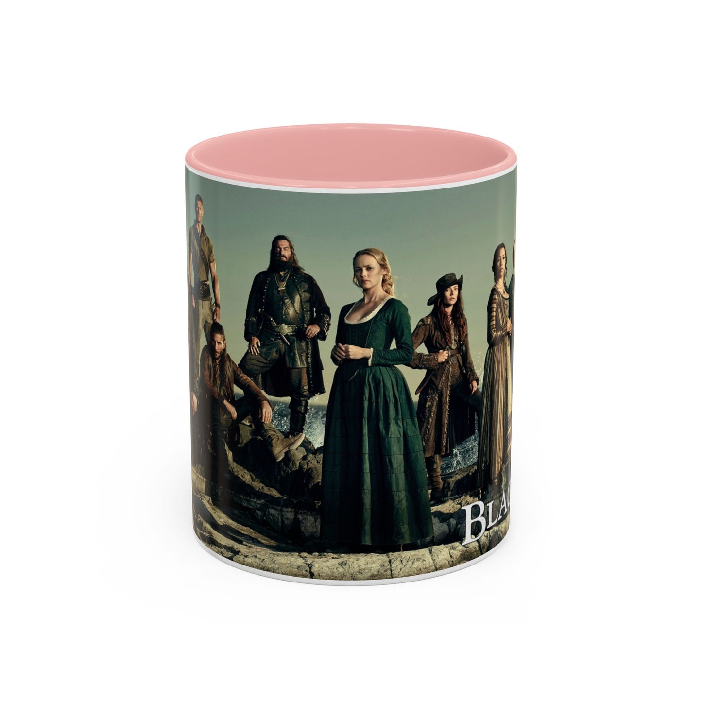 Black Sails Accent Coffee Mug - 11oz & 15oz | For Fans of Adventure & Pirates