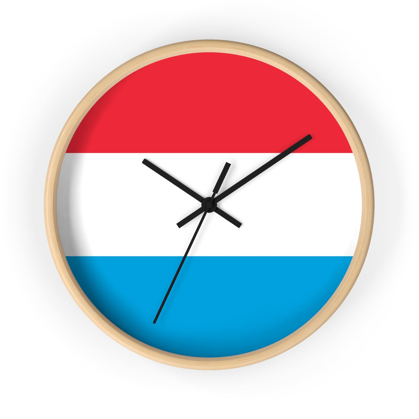 Luxembourg Flag Wall Clock - Modern Home Decor