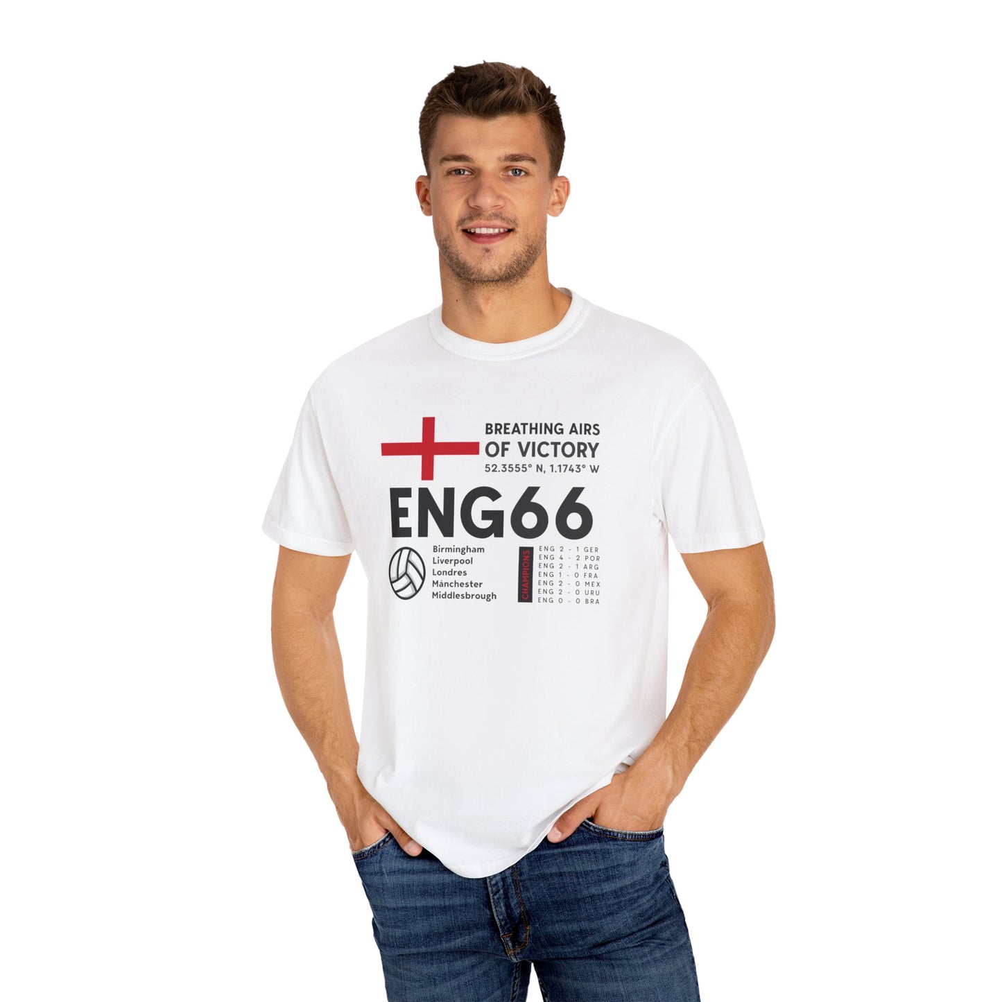Unisex T-Shirt ENGLAND '66 Breathing Airs of Victory