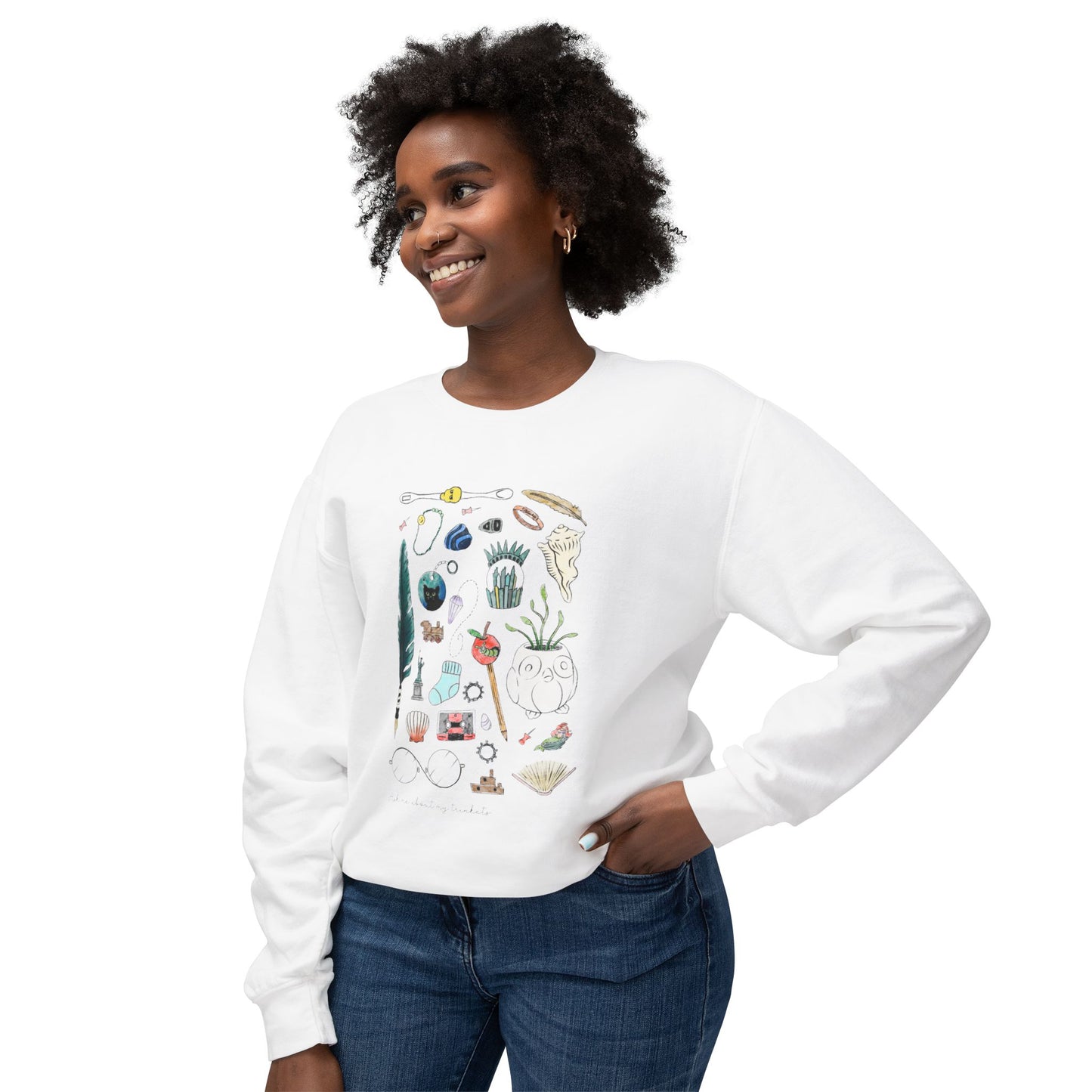 Eclectic Fun Women's Crewneck Sweatshirt – Streetwear Art Design