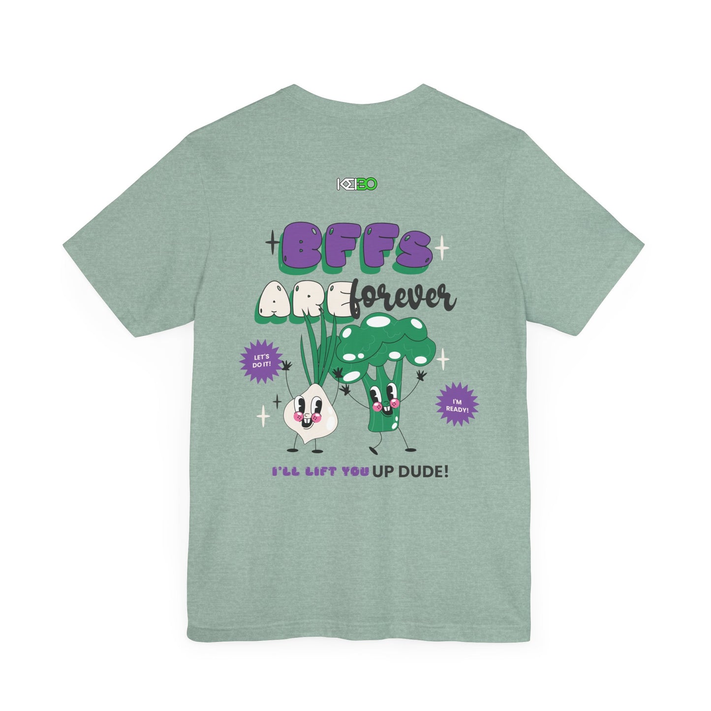 BFFs Are Forever Men's T-shirt - Cute Plant Graphic Tee for Friends