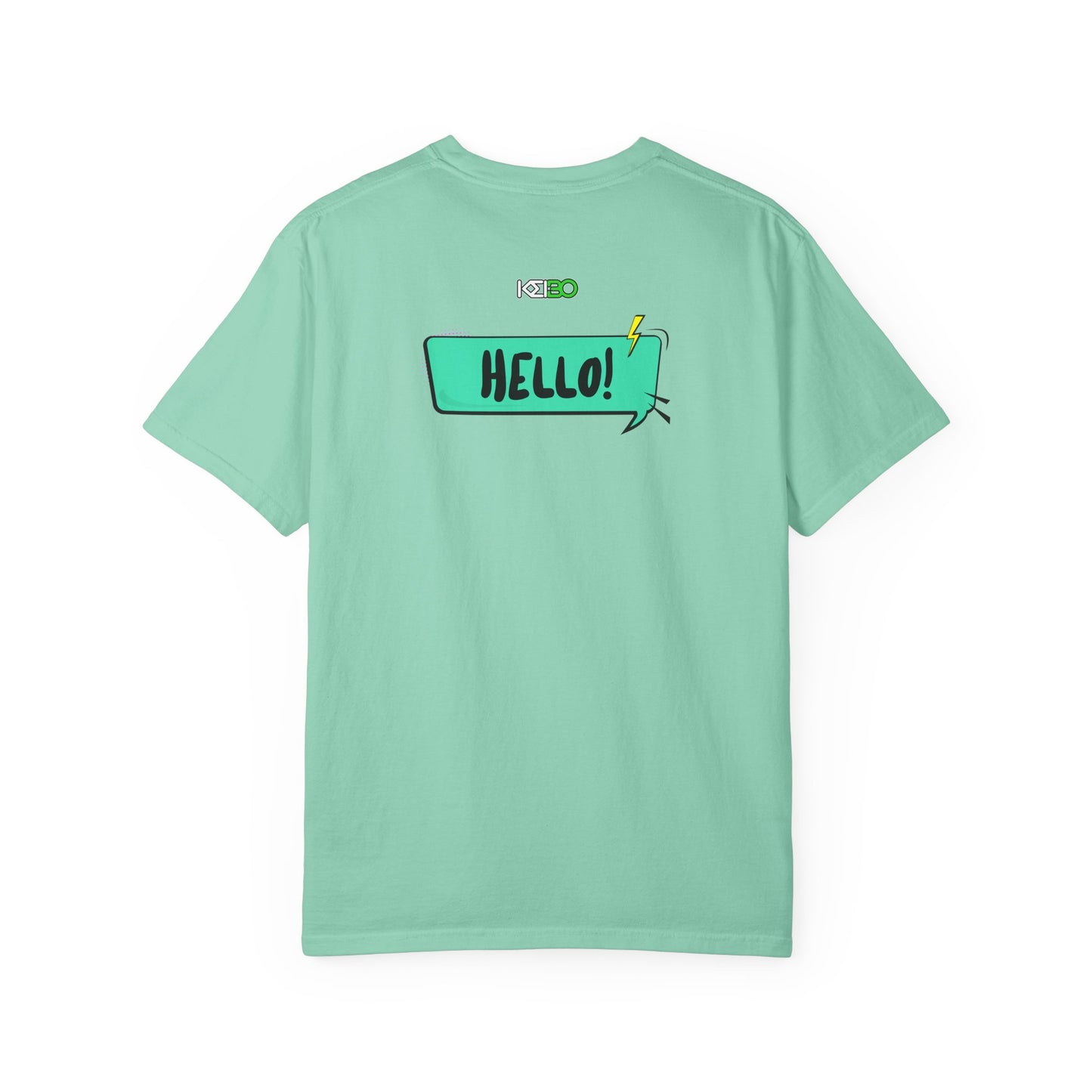 Hello! Retro Vibe Unisex Garment-Dyed T-Shirt
