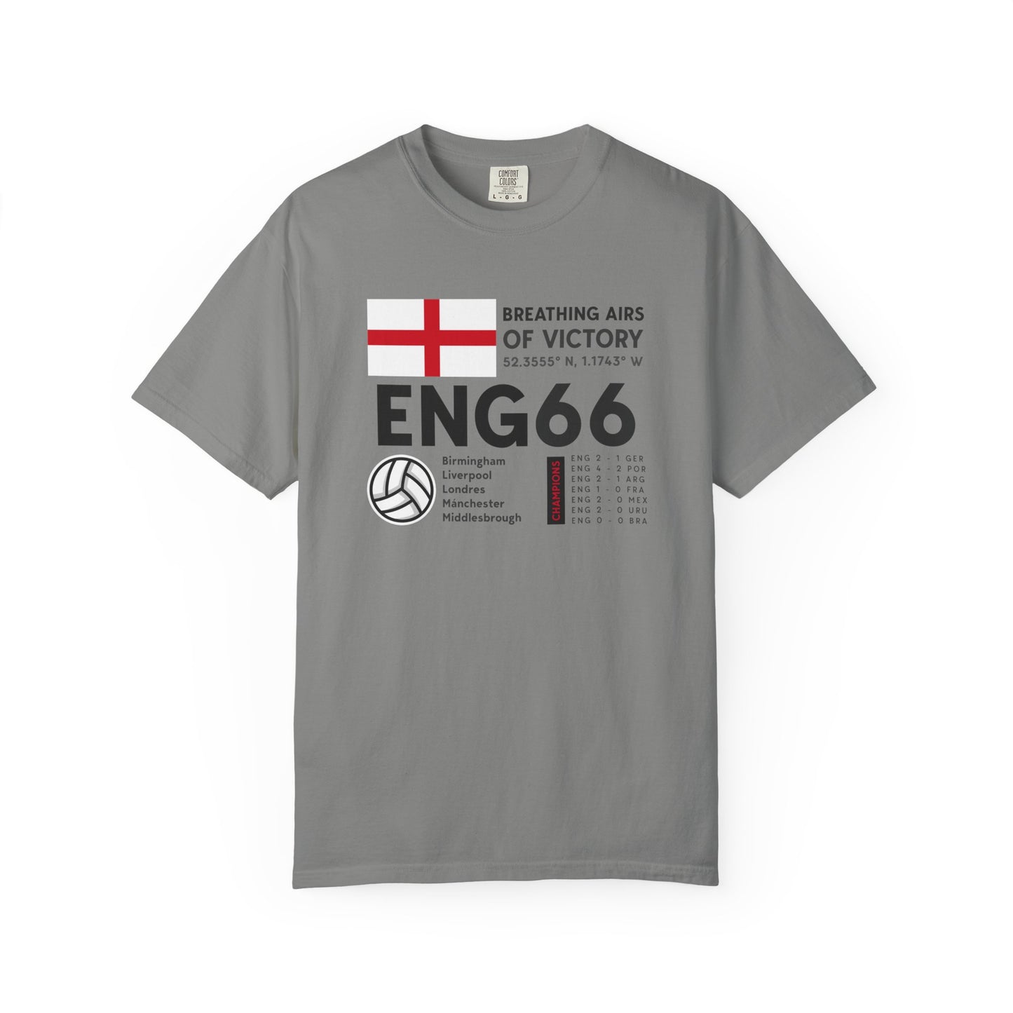 Unisex T-Shirt ENGLAND '66 Breathing Airs of Victory