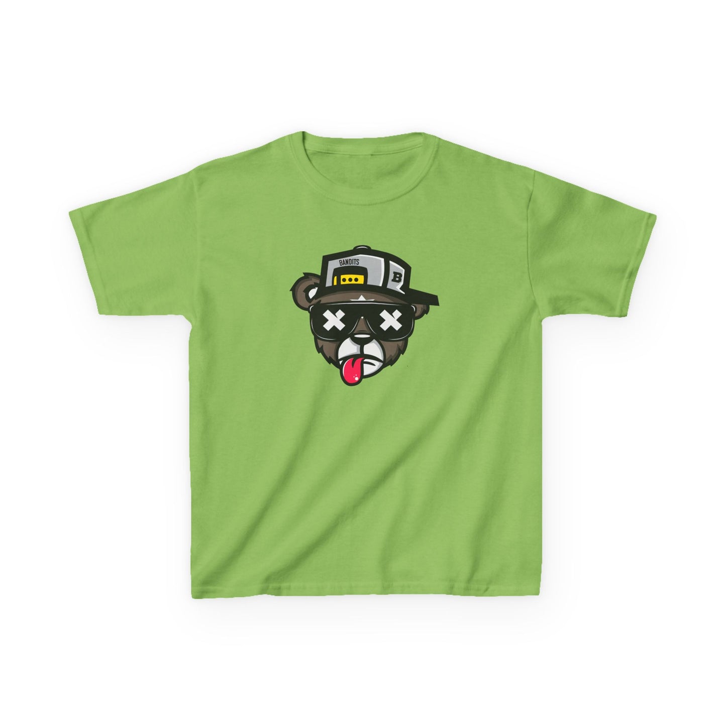 Cool Graphic Kids Tee with Funky Bear Design