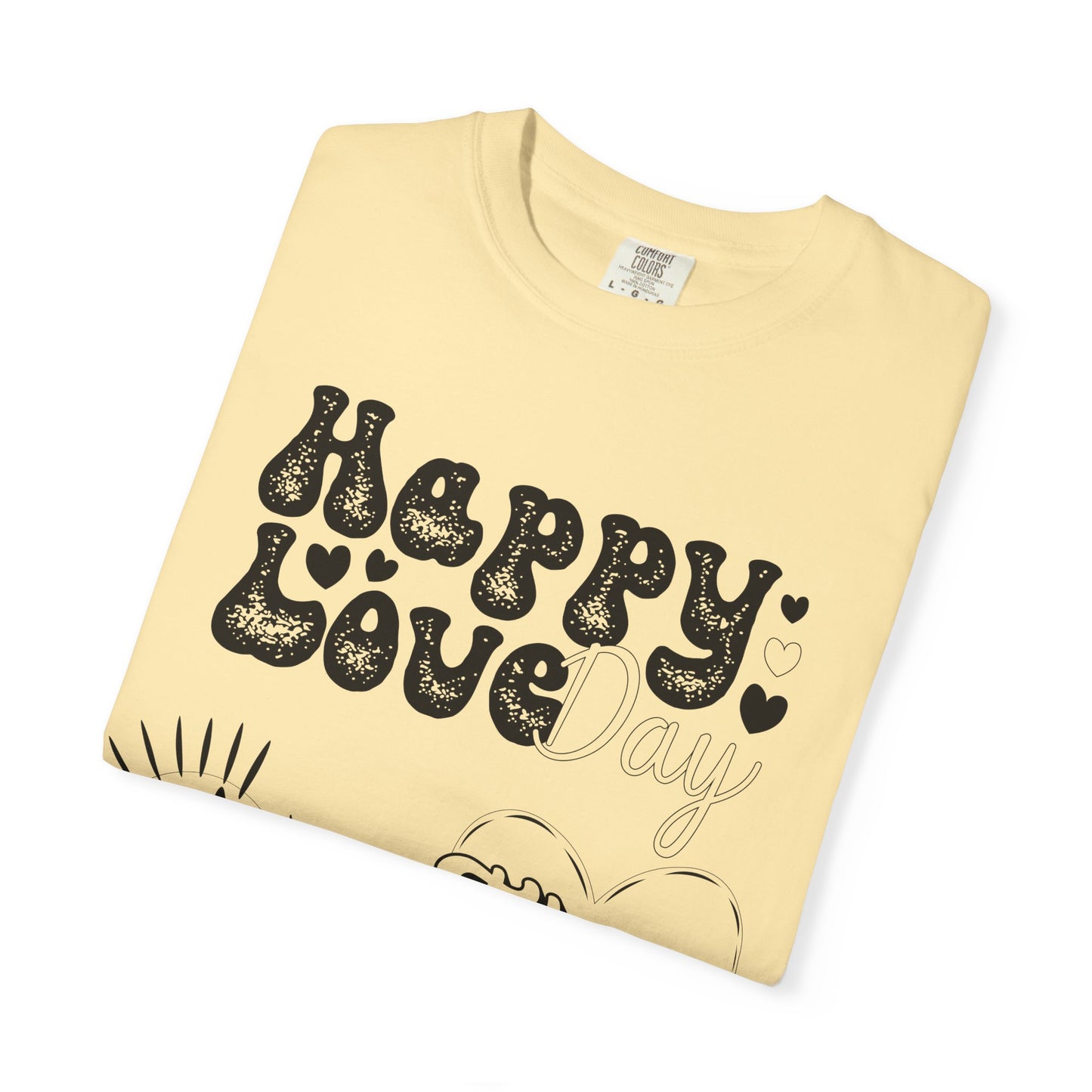 Women Graphic T-Shirt Happy Love Day for Valentine's Day