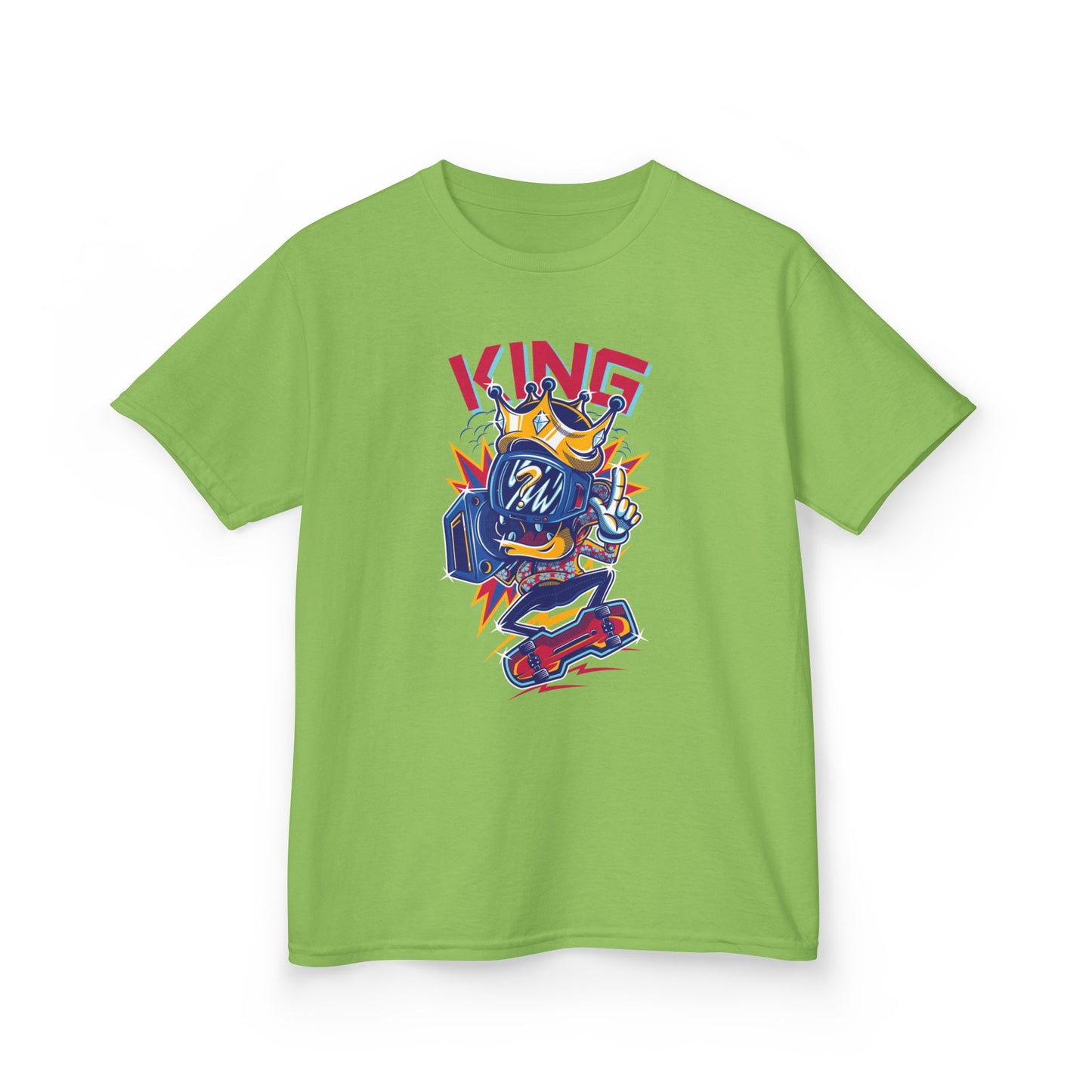 King Kids Tee Fun Graphic Tee for Young Rulers