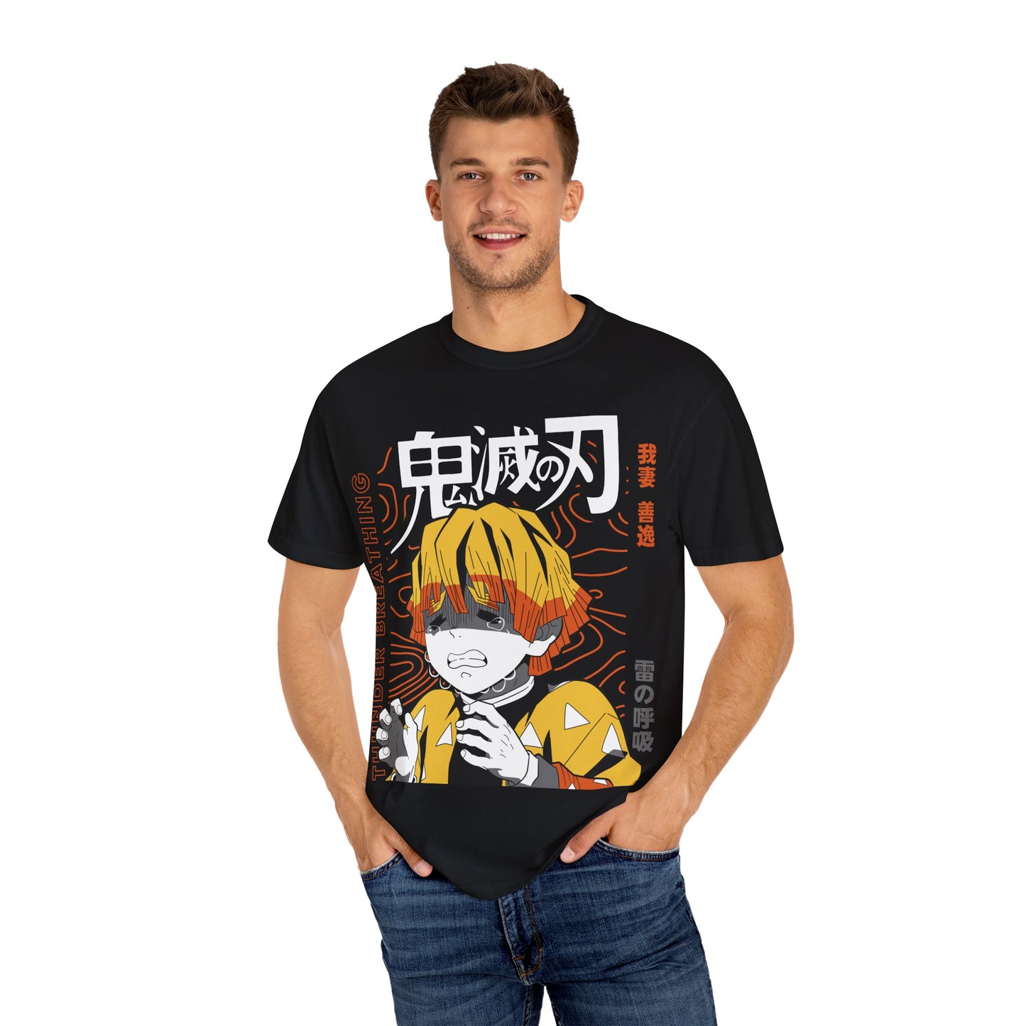 Unisex Anime Demon Slayer Inspired T-Shirt Thunder Breathing