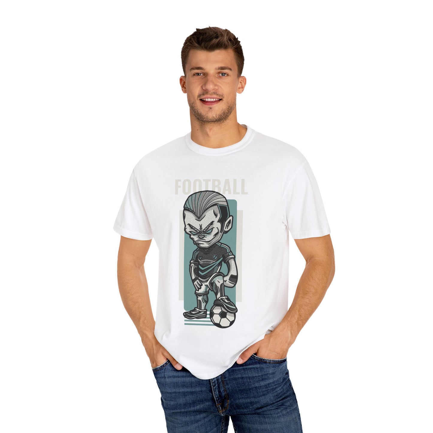 Unisex T-Shirt Football Cartoon erfect Gift for Soccer Fans