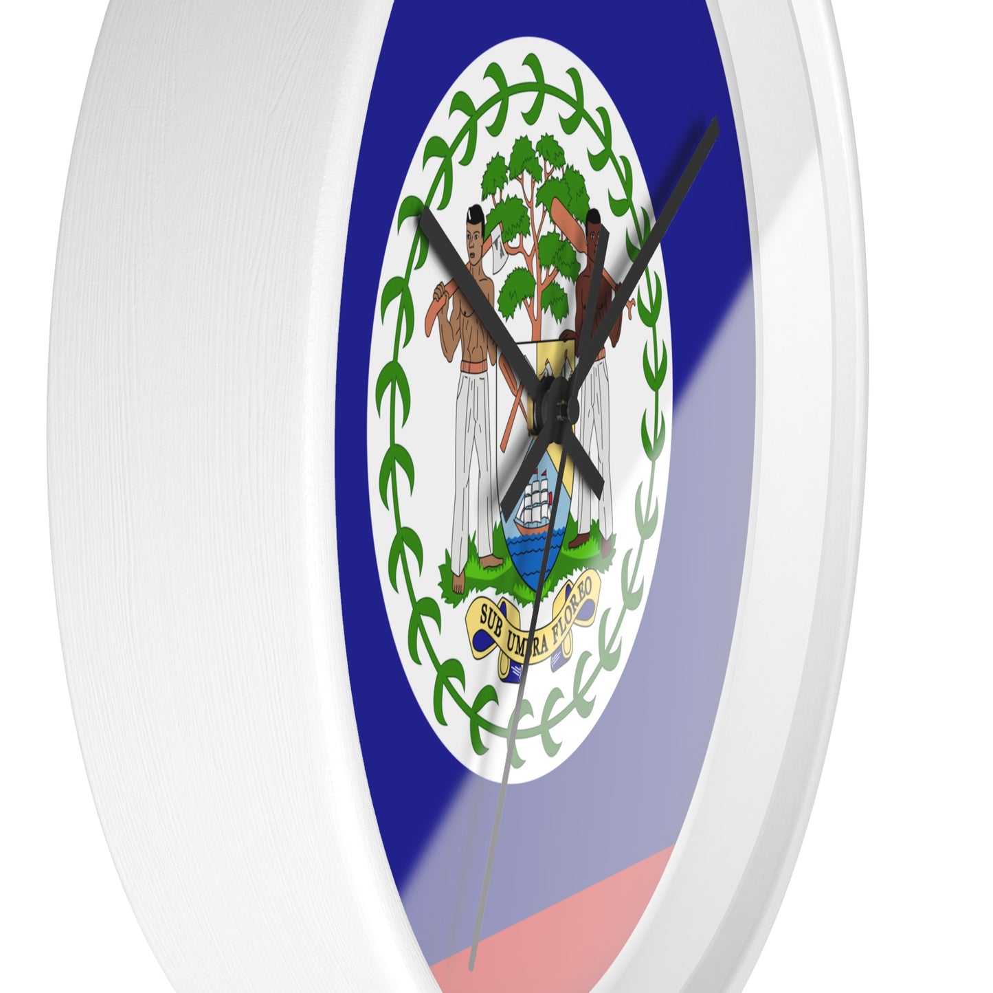 Belize Flag Wall Clock - Unique Home Decor for Belizean Pride