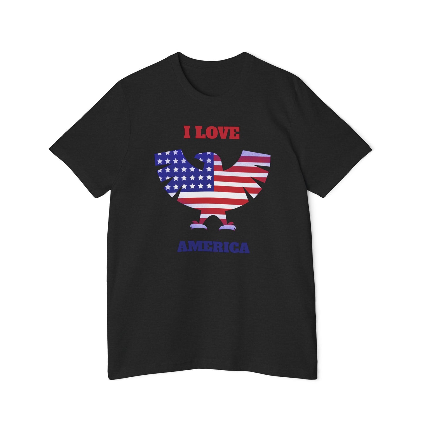 Patriotic Men's T-Shirt - I Love America USA-Made