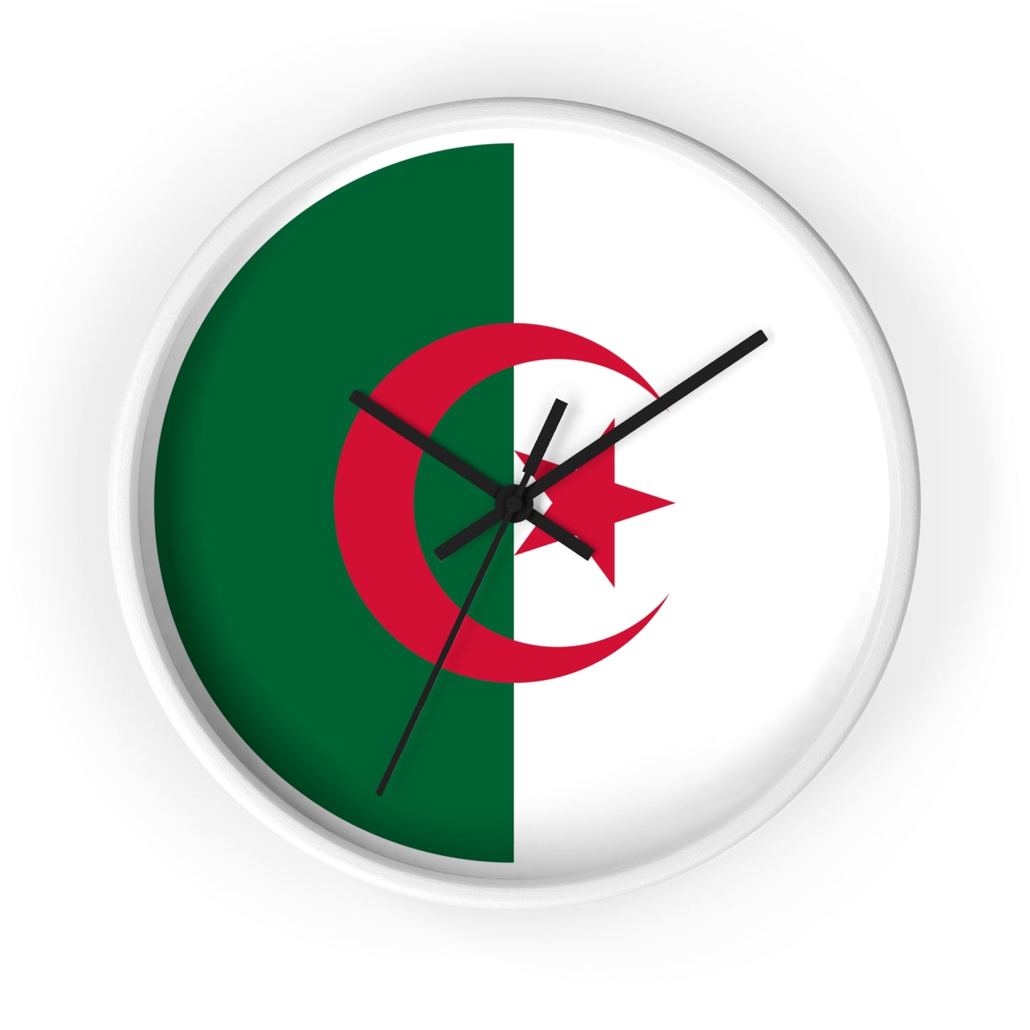 Algerian Flag Wall Clock - Stylish Home Decor for National Pride