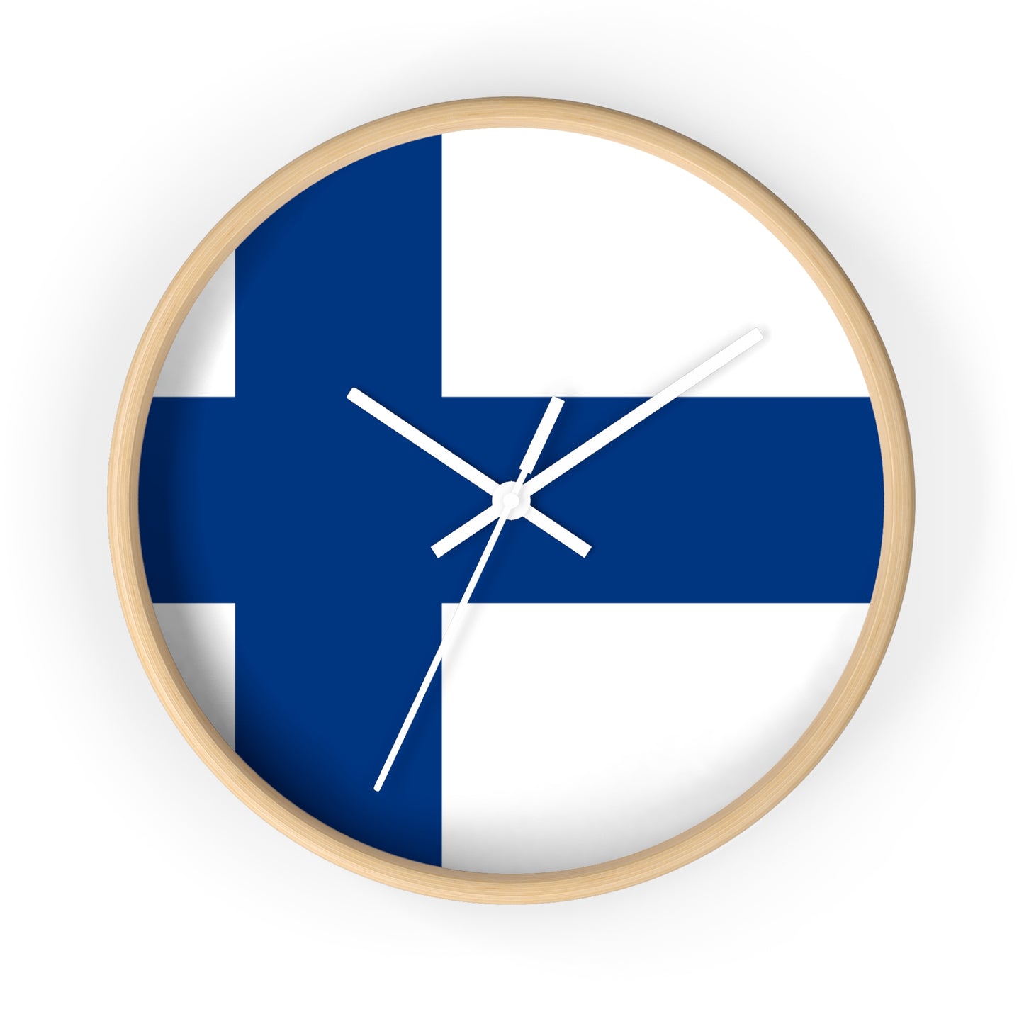Finnish Flag Wall Clock - Perfect for Home Decor & Gifts