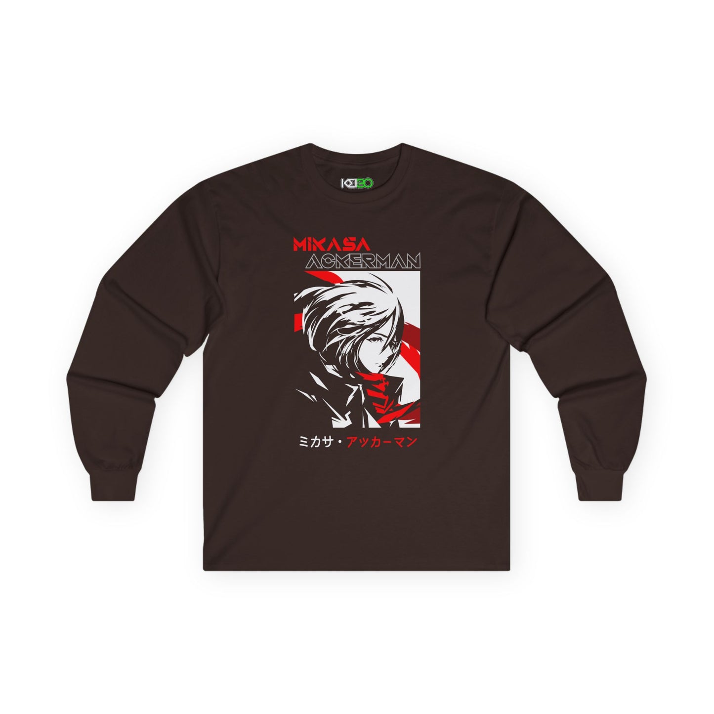 Mikasa Ackerman Long Sleeve Tee Unisex Anime Shirt