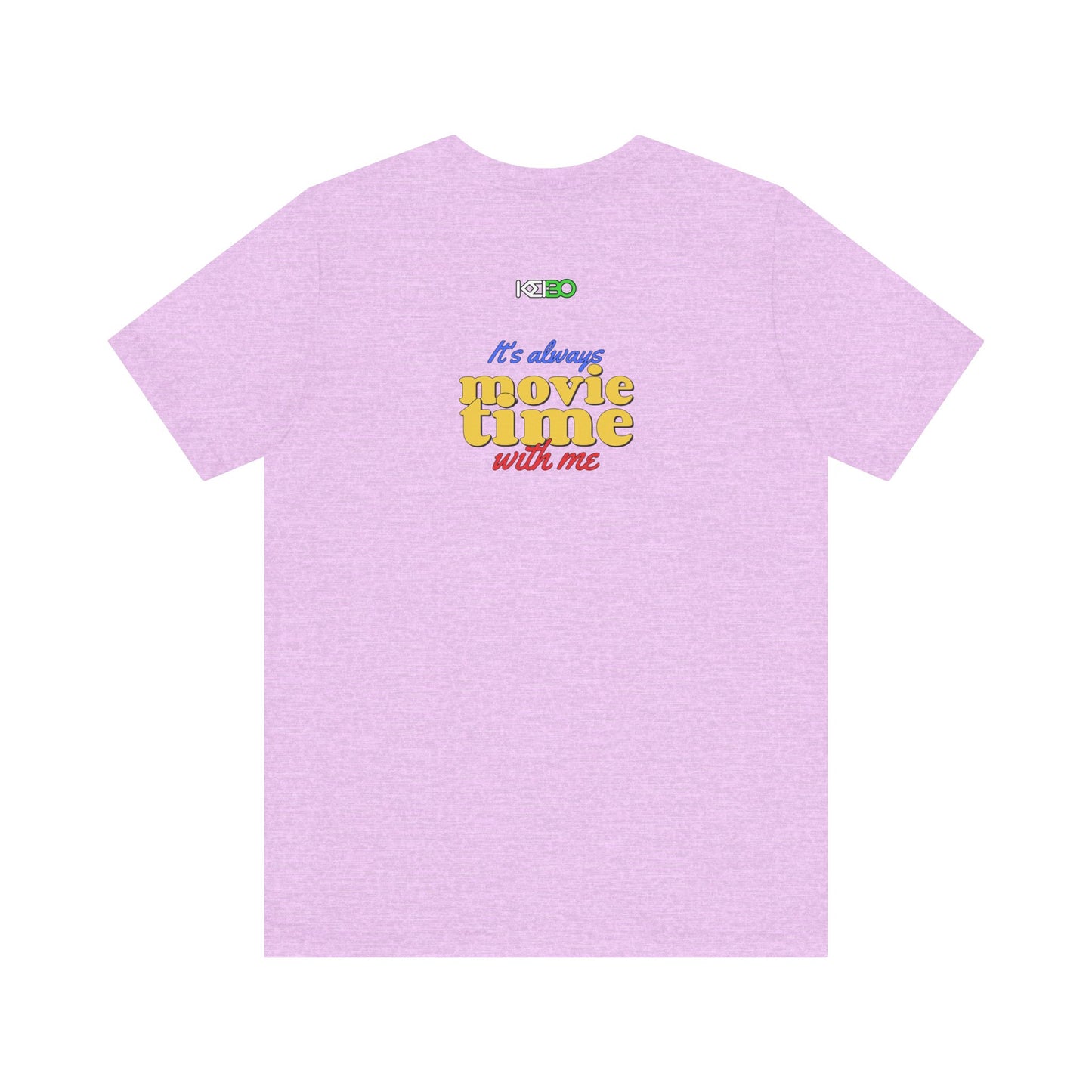 Movie Time Men's Jersey Tee - Fun Graphic T-Shirt for Film Lovers
