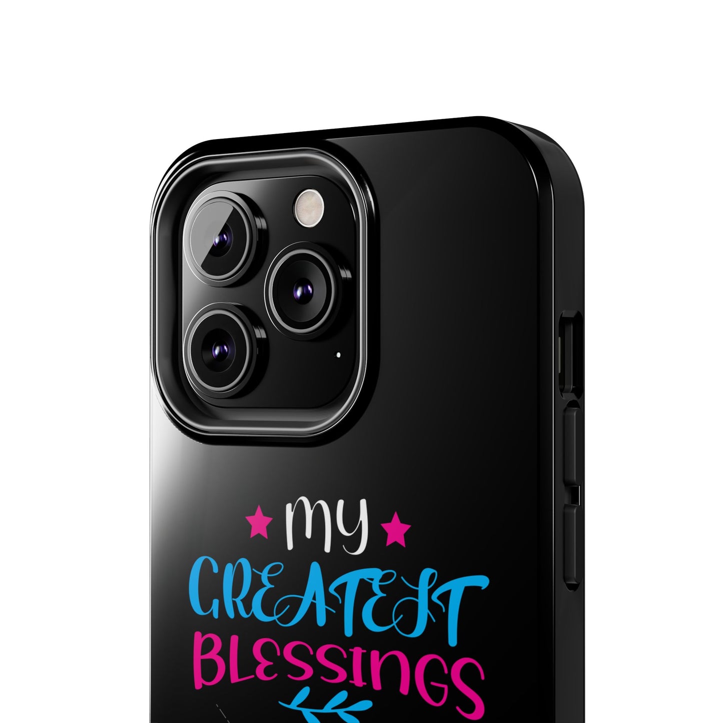 Personalized Phone Case - Fatherhood Dad My Greatest Blessings