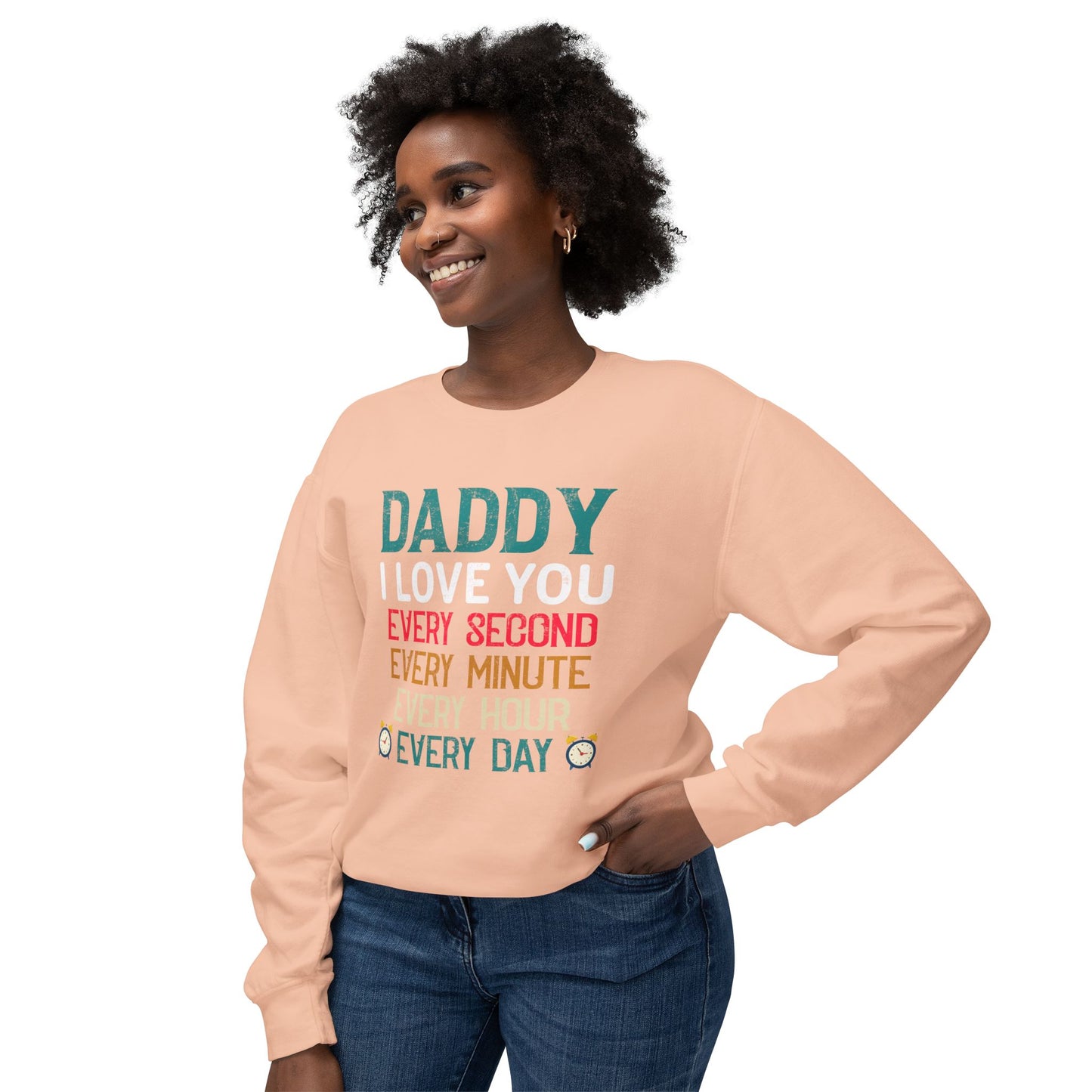 Unisex Daddy Love Sweatshirt - Perfect for Father's Day and Everyday Wear