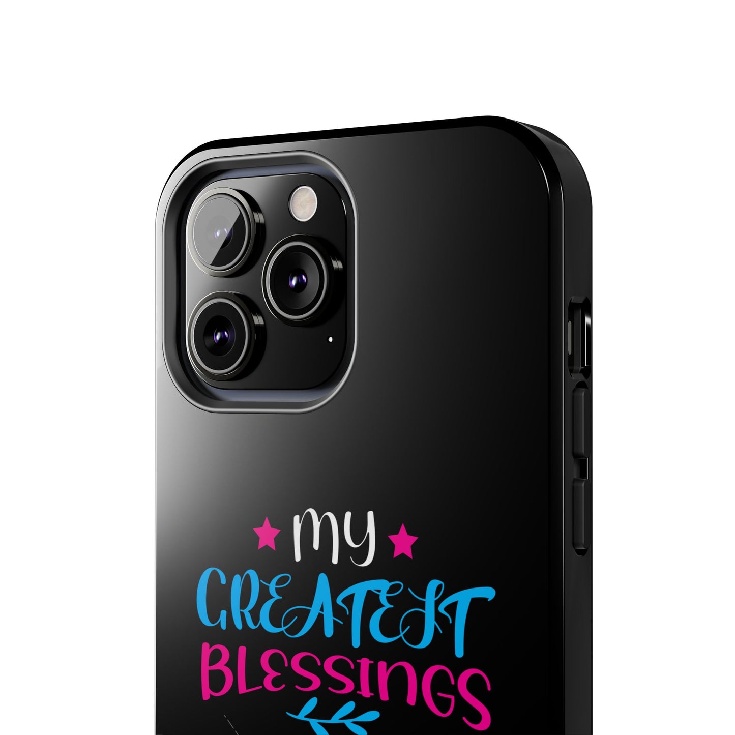 Personalized Phone Case - Fatherhood Dad My Greatest Blessings