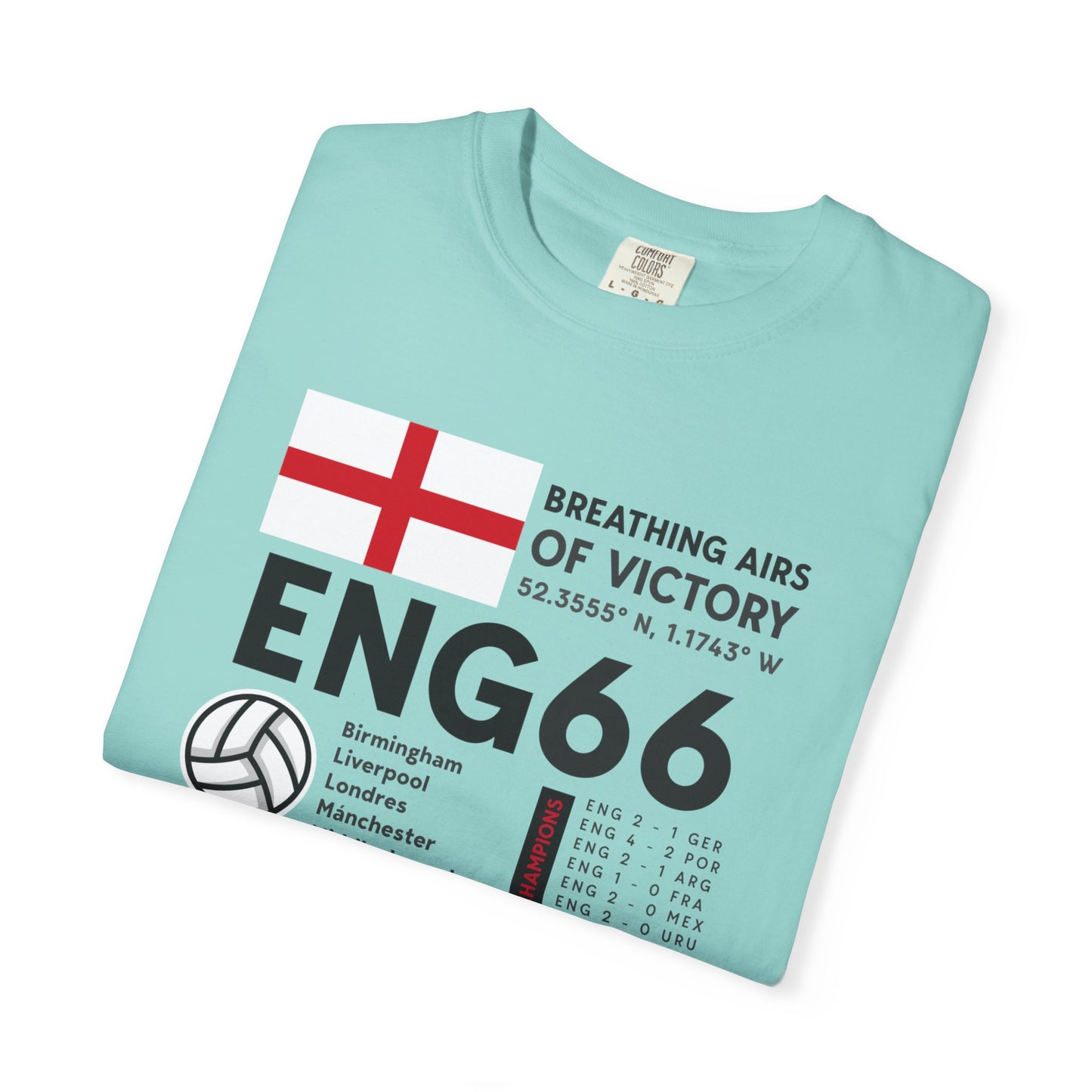 Unisex T-Shirt ENGLAND '66 Breathing Airs of Victory