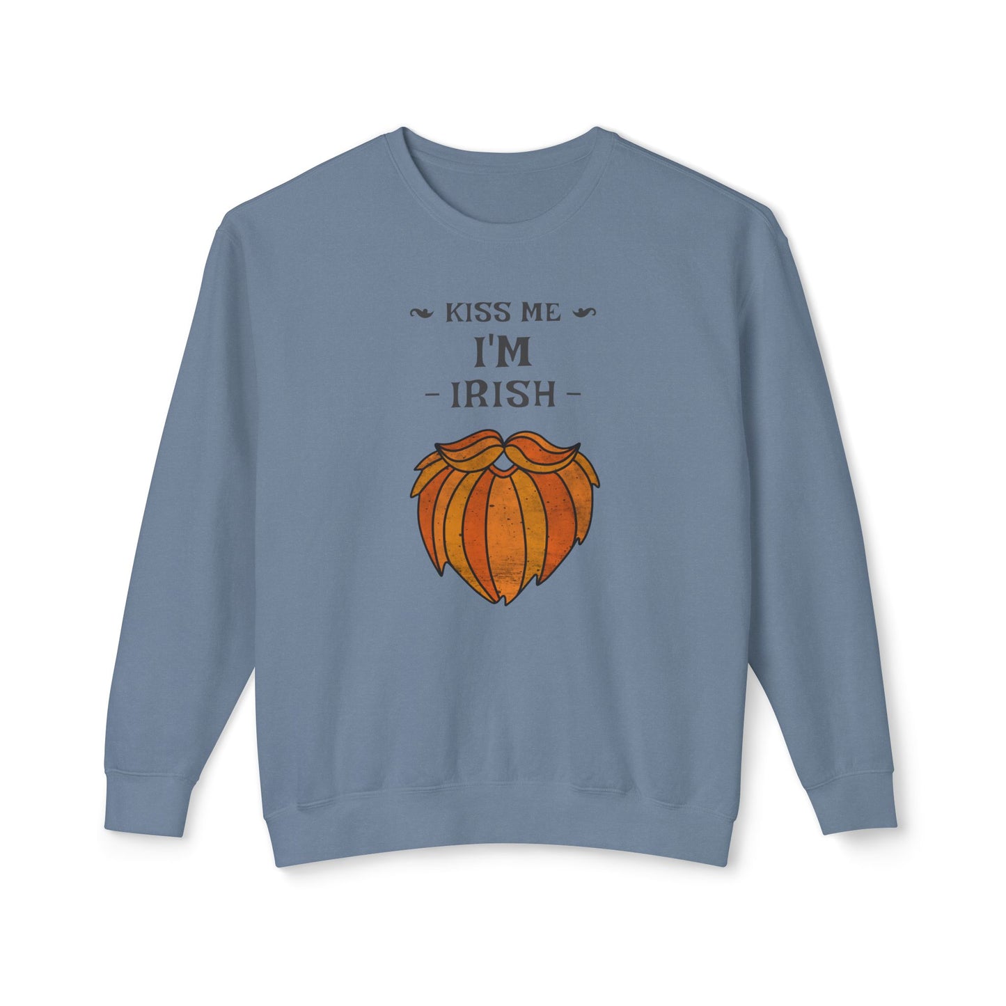 Men's St. Patrick Day Sweatshirt - Kiss Me I'm Irish Vibes