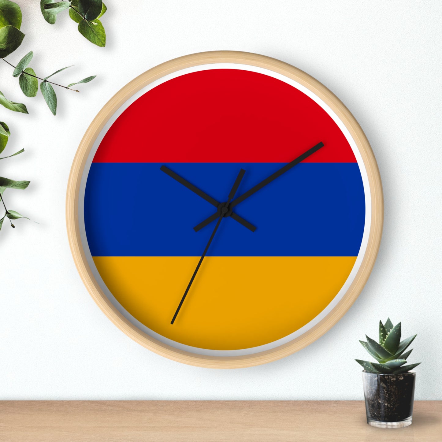 Armenian Flag Wall Clock - Vibrant Home Décor for National Pride