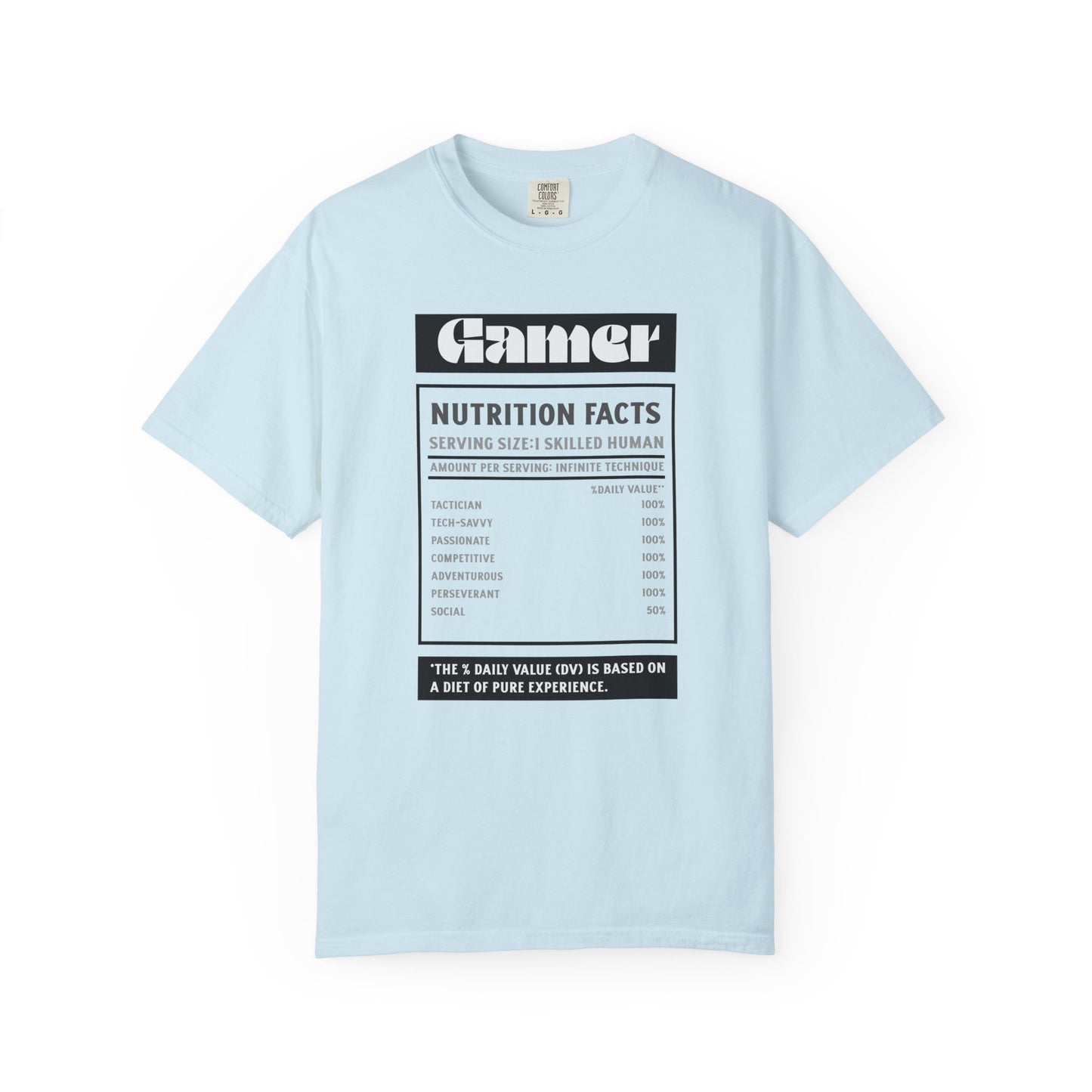 Gamer Nutrition Facts T-Shirt