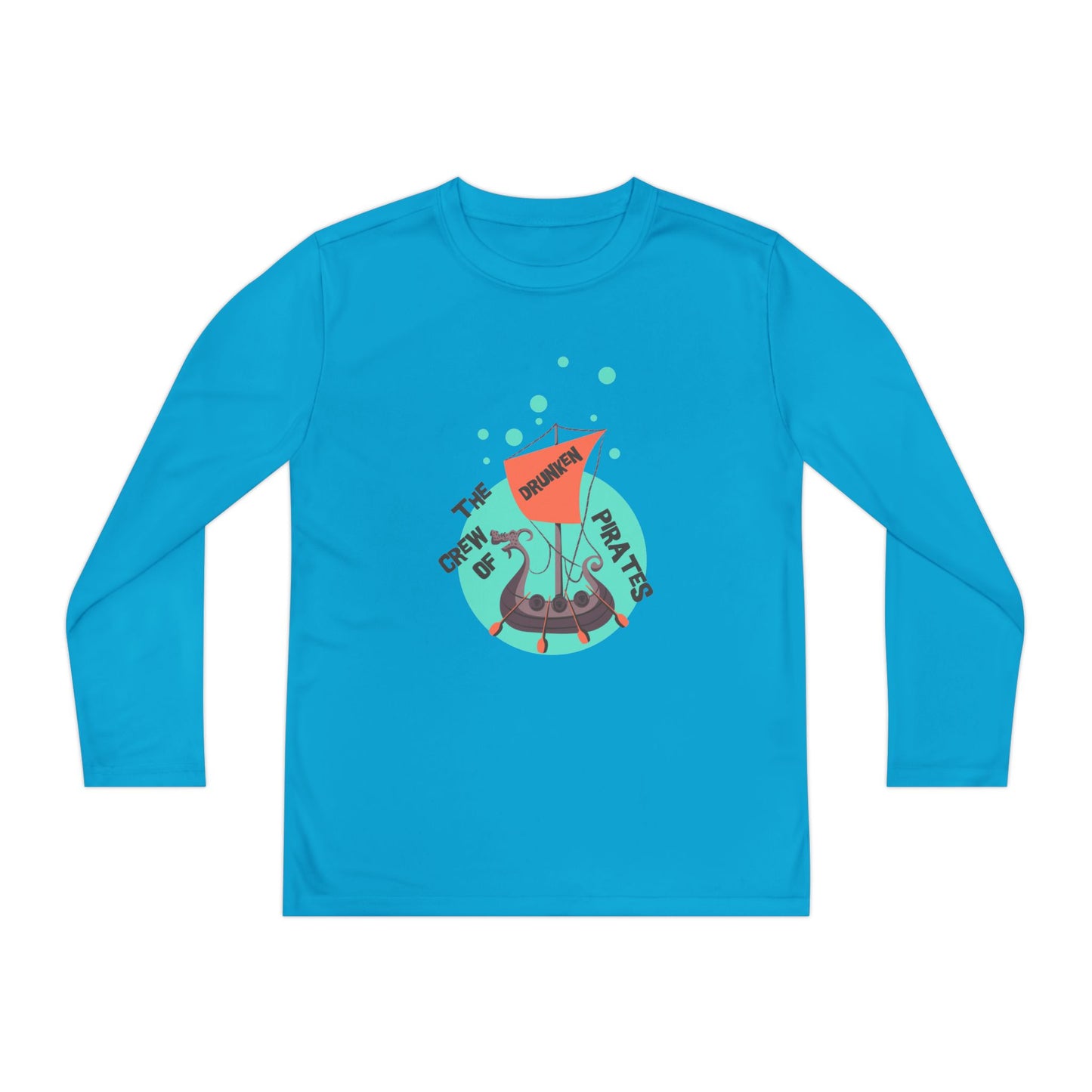 Youth Pirate Themed Long Sleeve For Girls - Adventure Awaits!