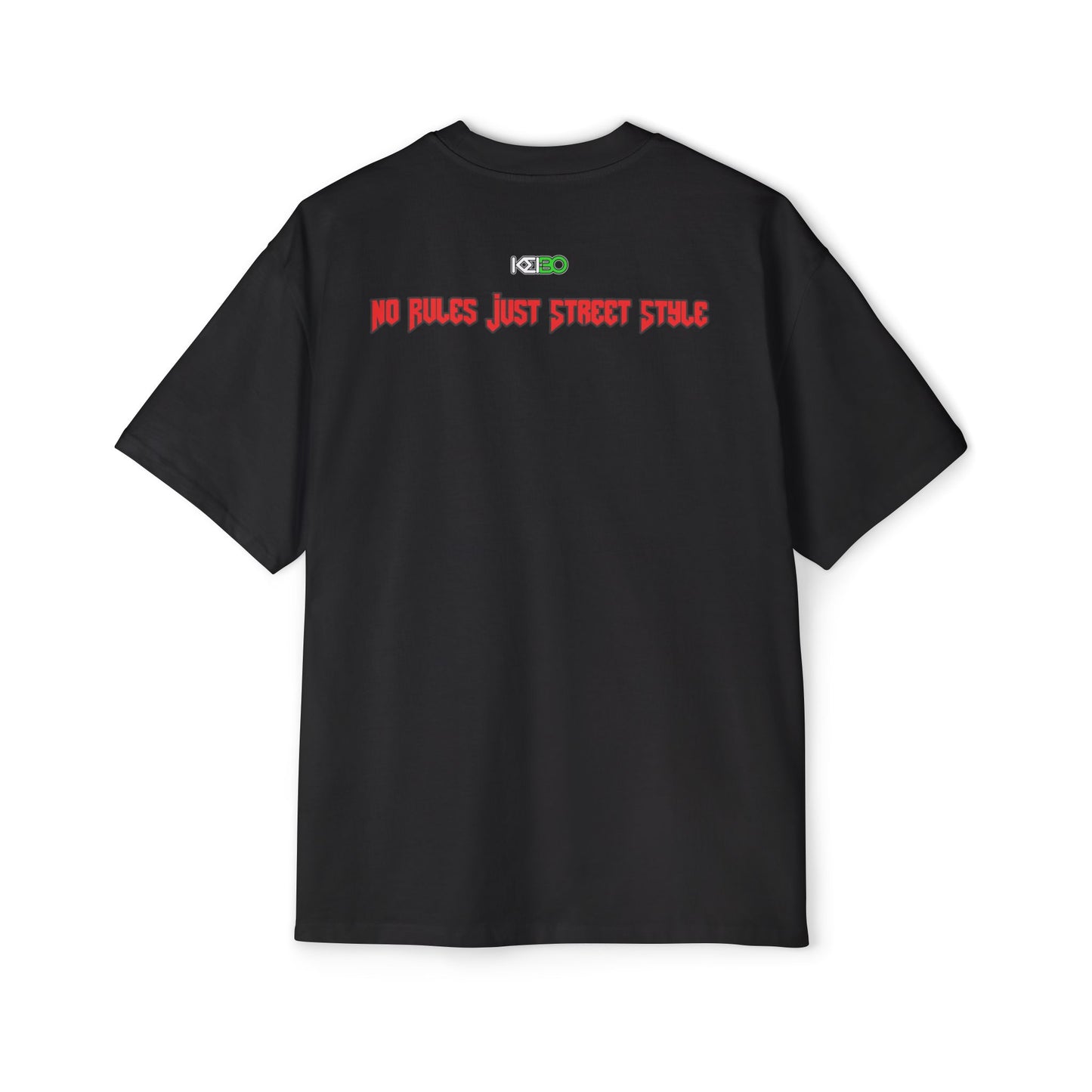 Men's Oversized Tee KEIBO Brand - 'No Rules Just Street Style' Shirt