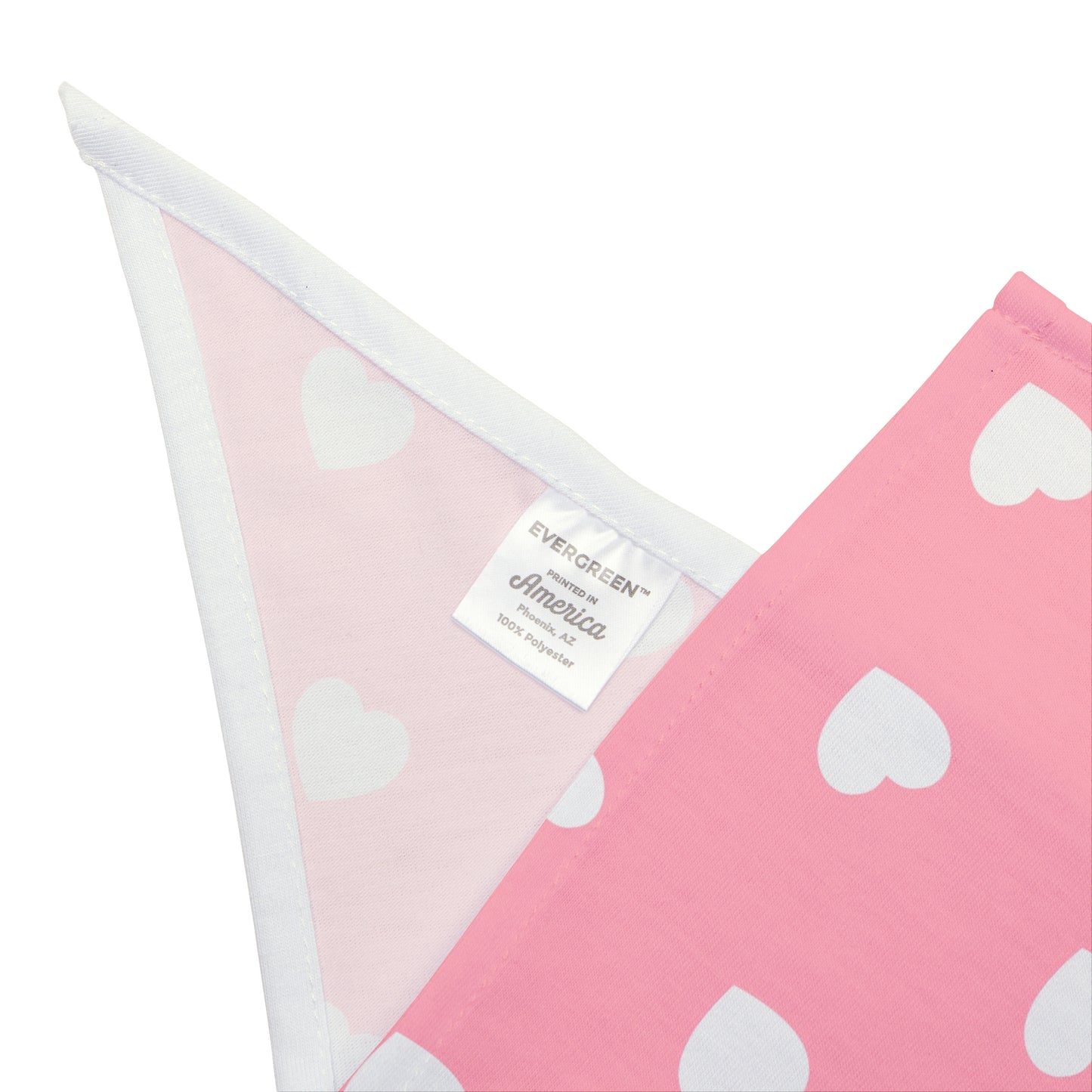 Love Heart Pattern Pet Bandana - Cute Puppy Accessory