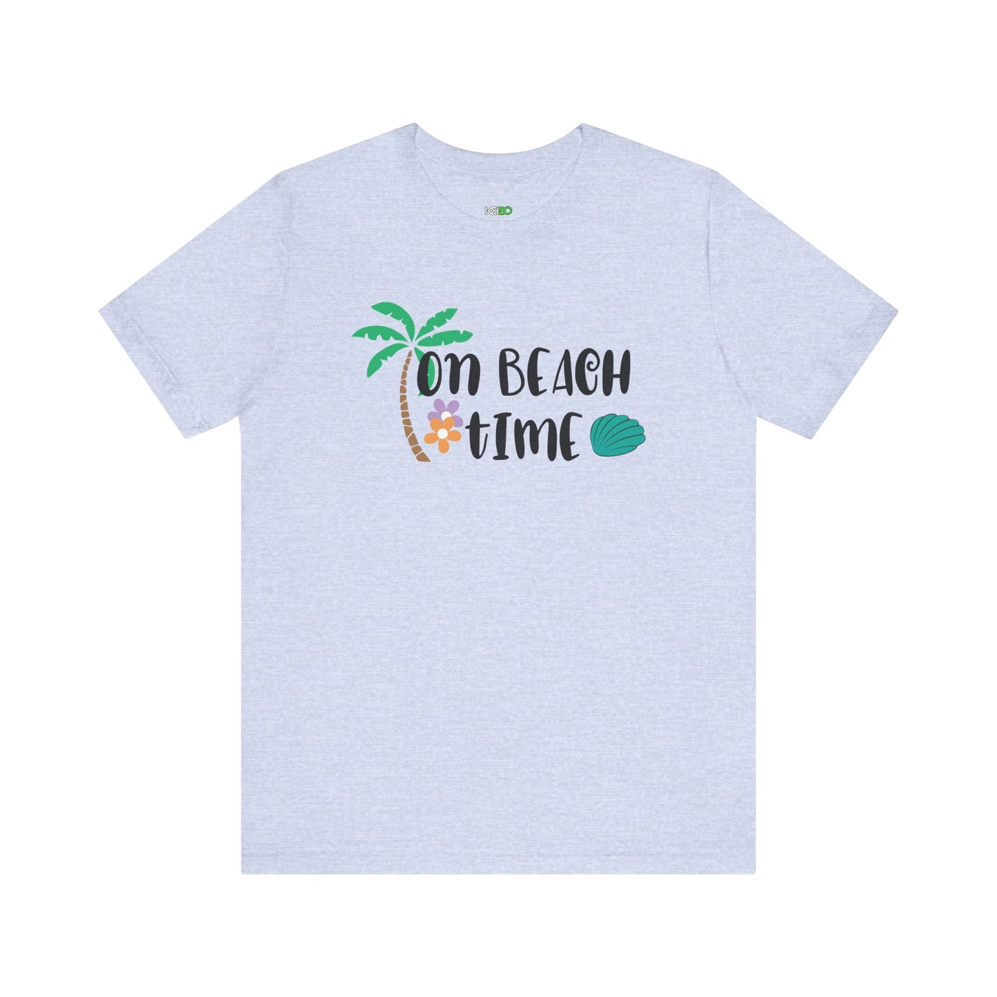 On Beach Time Women's Tee – Summer Graphic T-Shirt for Coastal Vibes