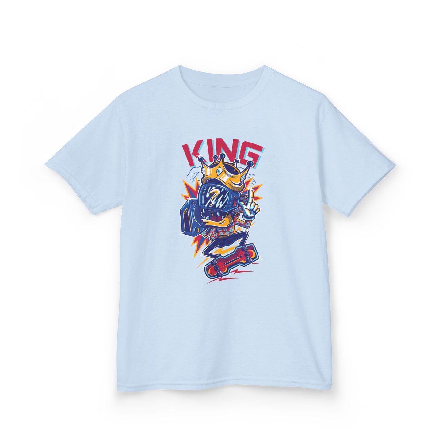 King Kids Tee Fun Graphic Tee for Young Rulers