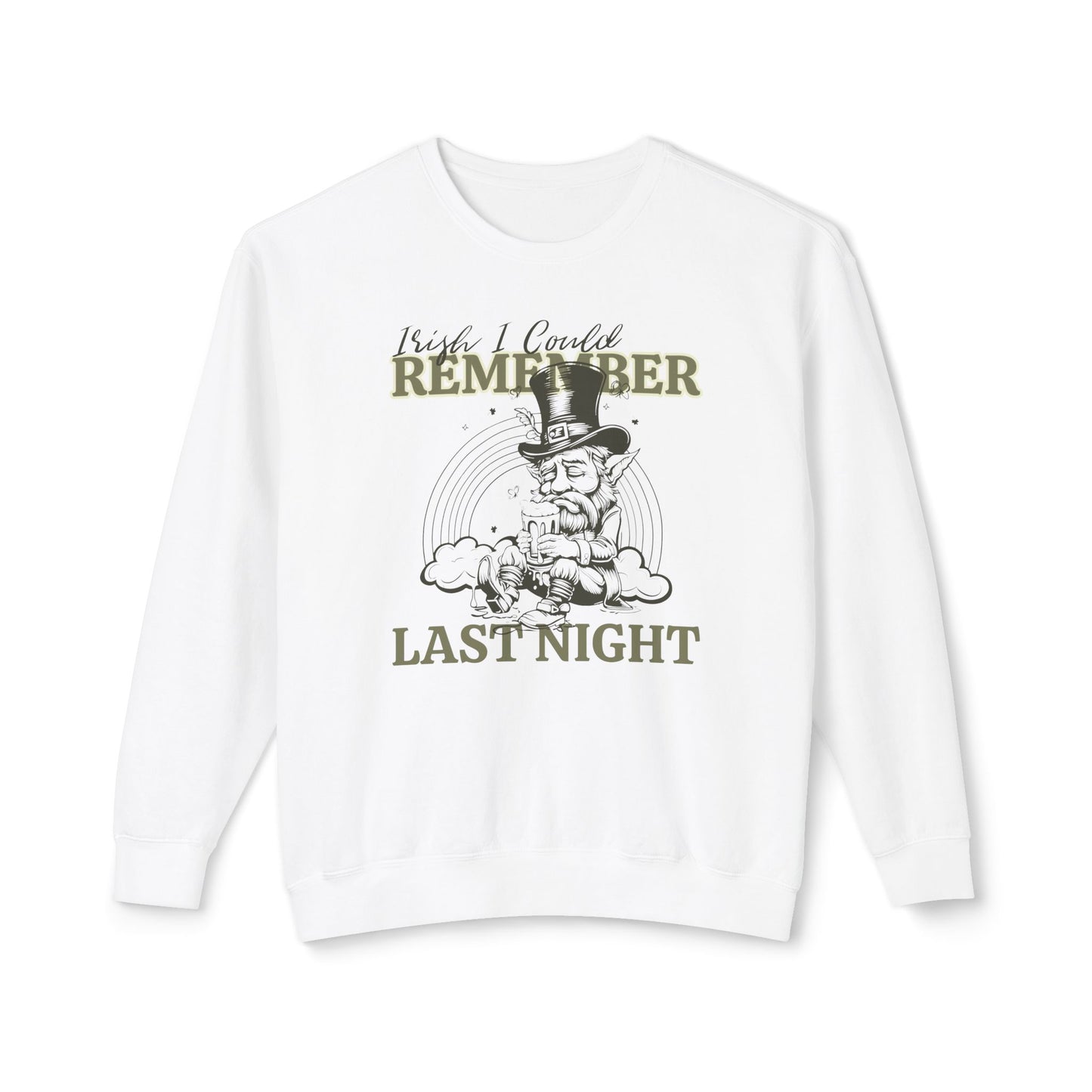 Men's St. Patrick Day Sweatshirt - Fun Party Vibes