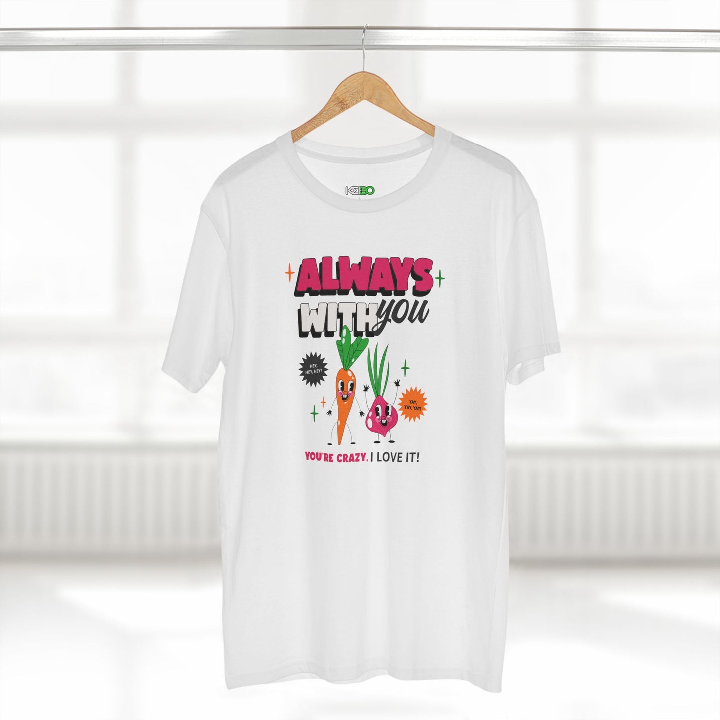Men's Staple T-shirt - Vegetable Party Graphic Tee for Casual Style