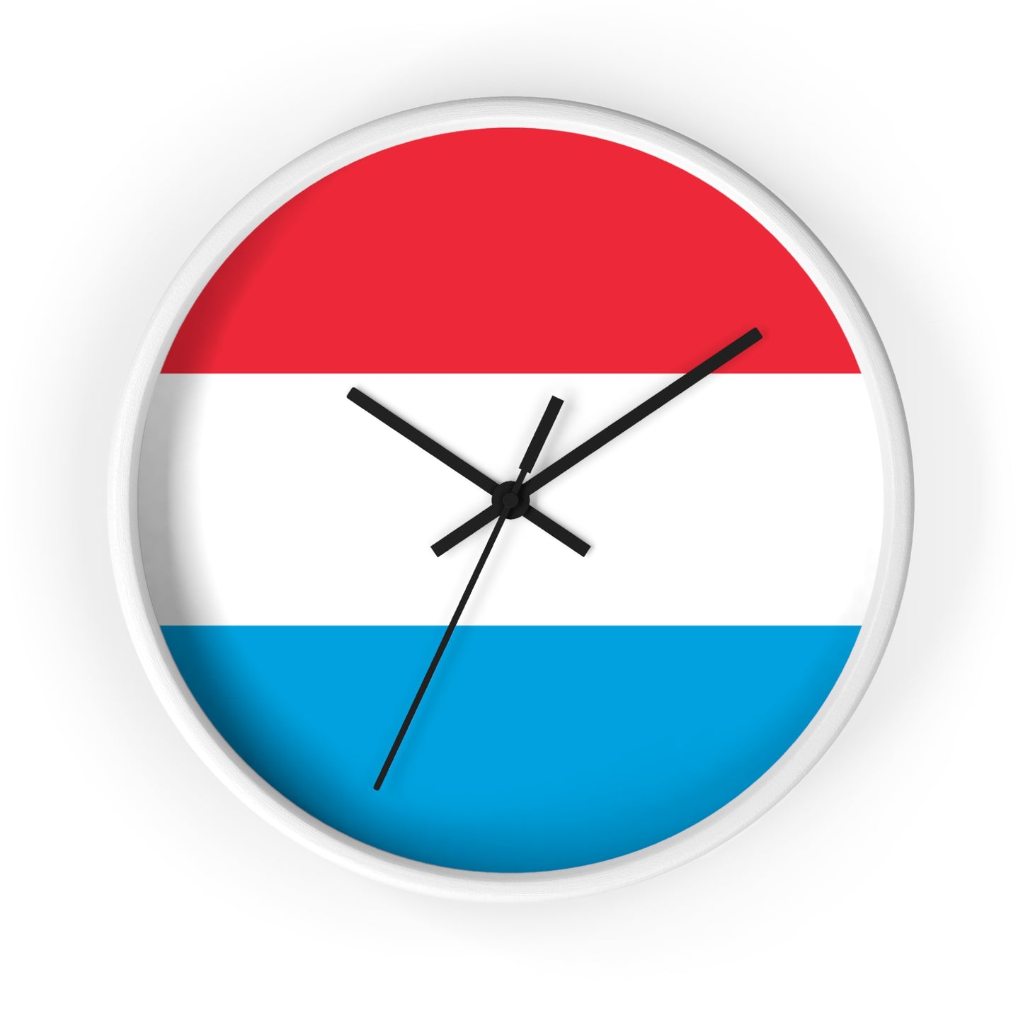 Luxembourg Flag Wall Clock - Modern Home Decor