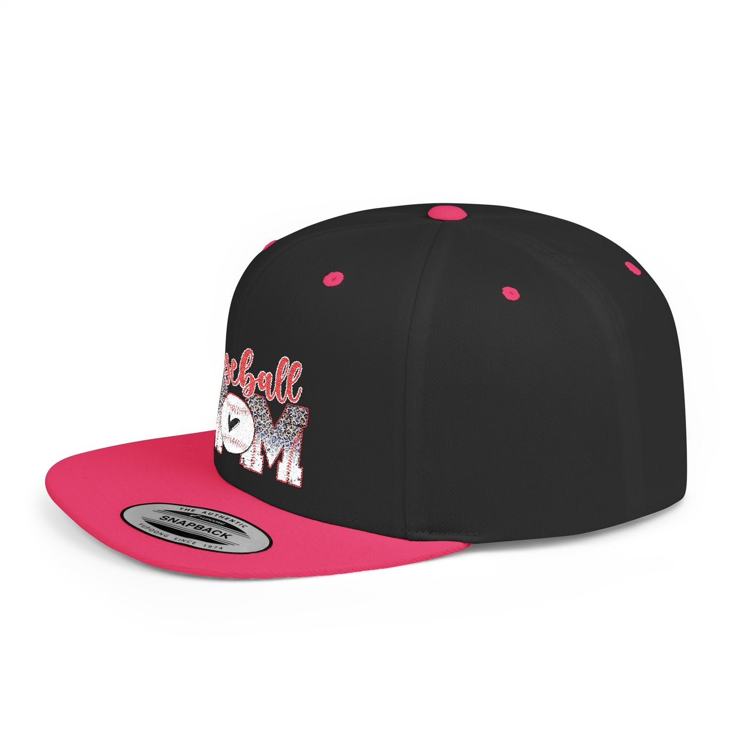 Women's Flat Snapback Cap Baseball Mom - Perfect Gift for Sports Moms