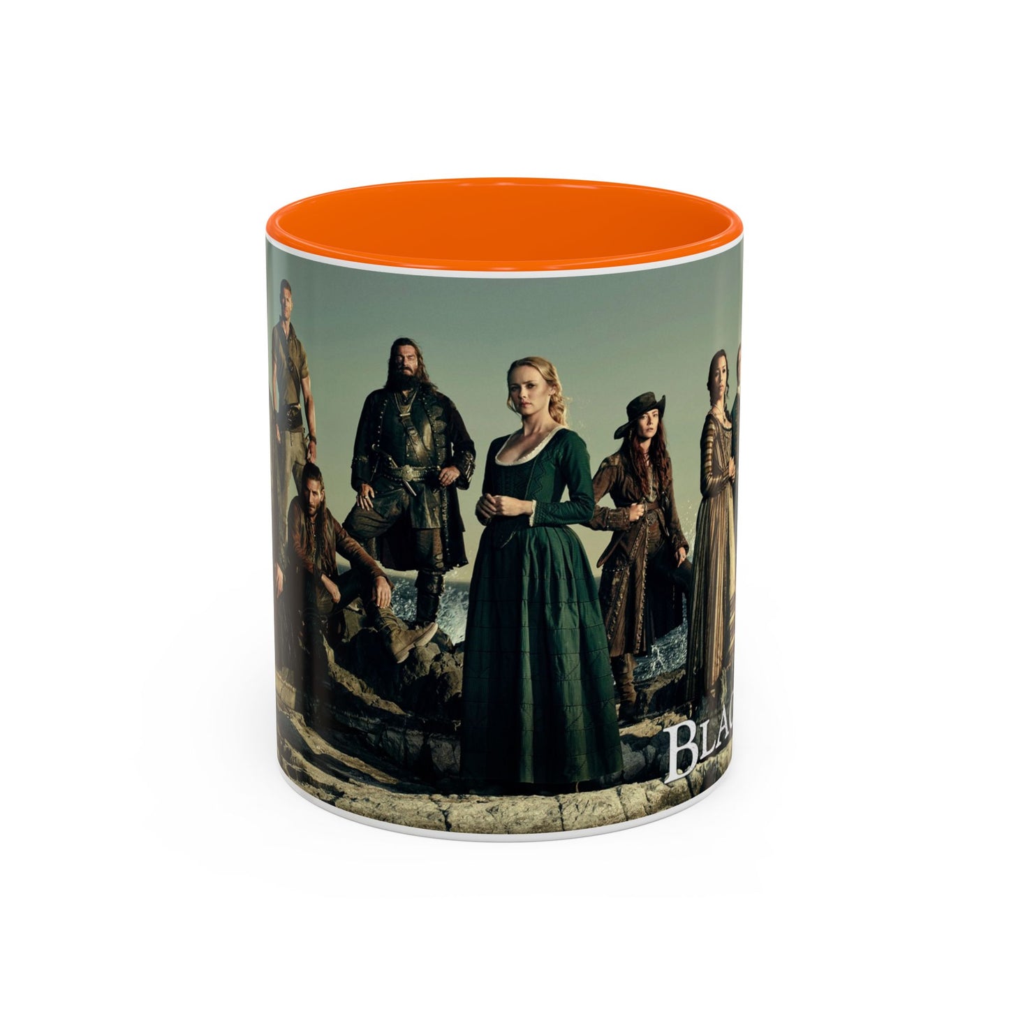 Black Sails Accent Coffee Mug - 11oz & 15oz | For Fans of Adventure & Pirates
