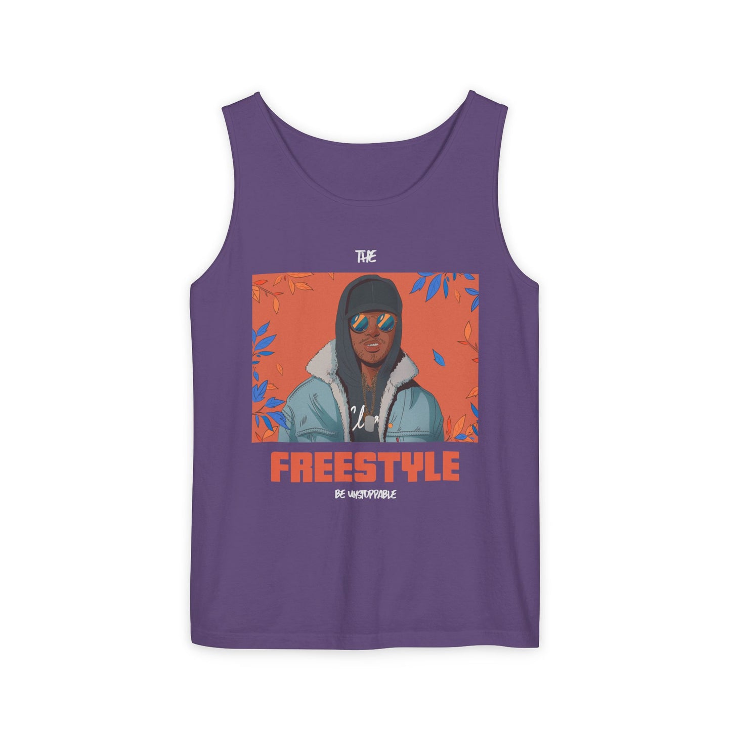 Men's Freestyle Graphic Tank Top Summer Vibes Casual Wear