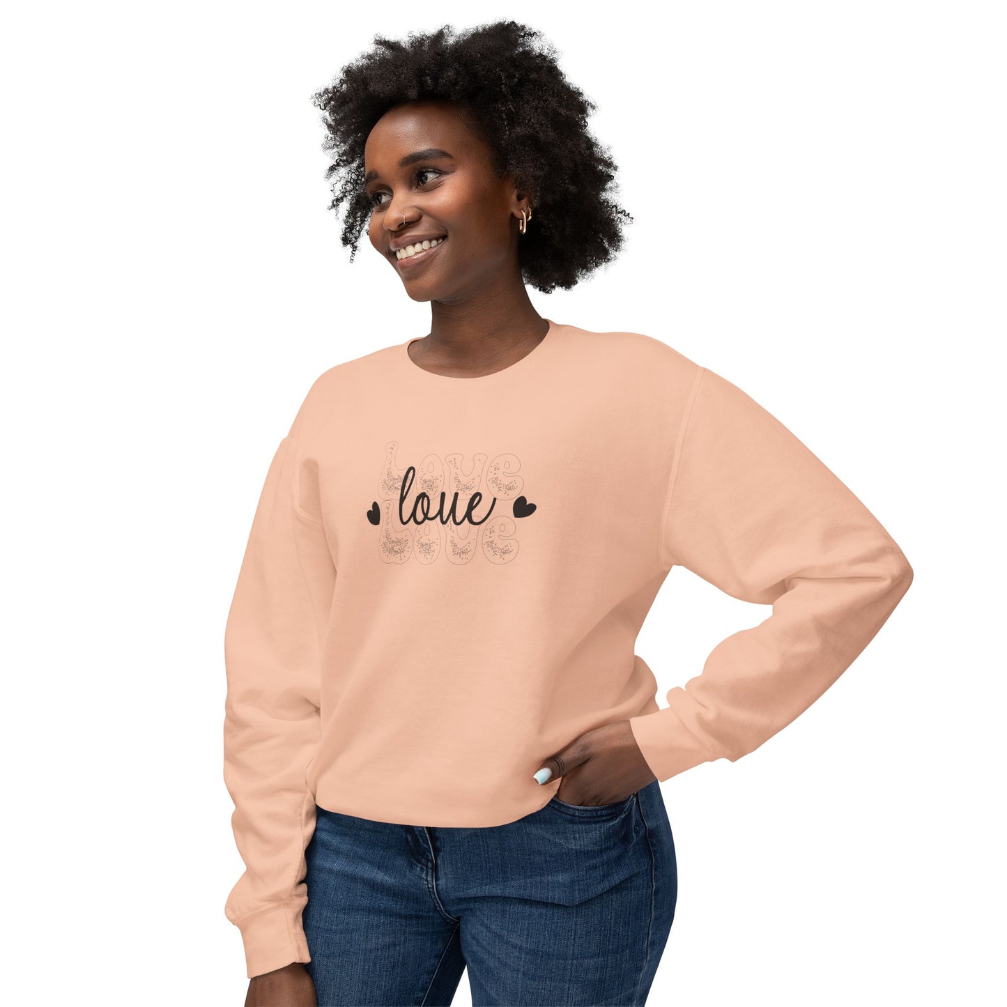 Women Sweatshirt Love Animal - Perfect for Valentine's Day Outfit