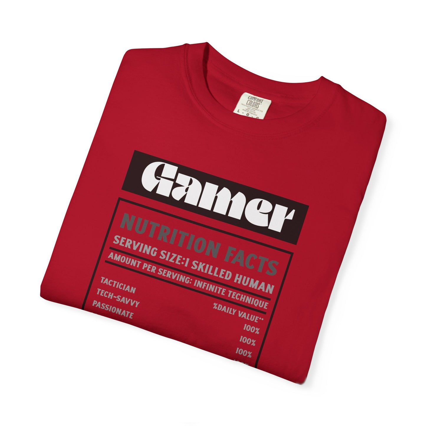 Gamer Nutrition Facts T-Shirt