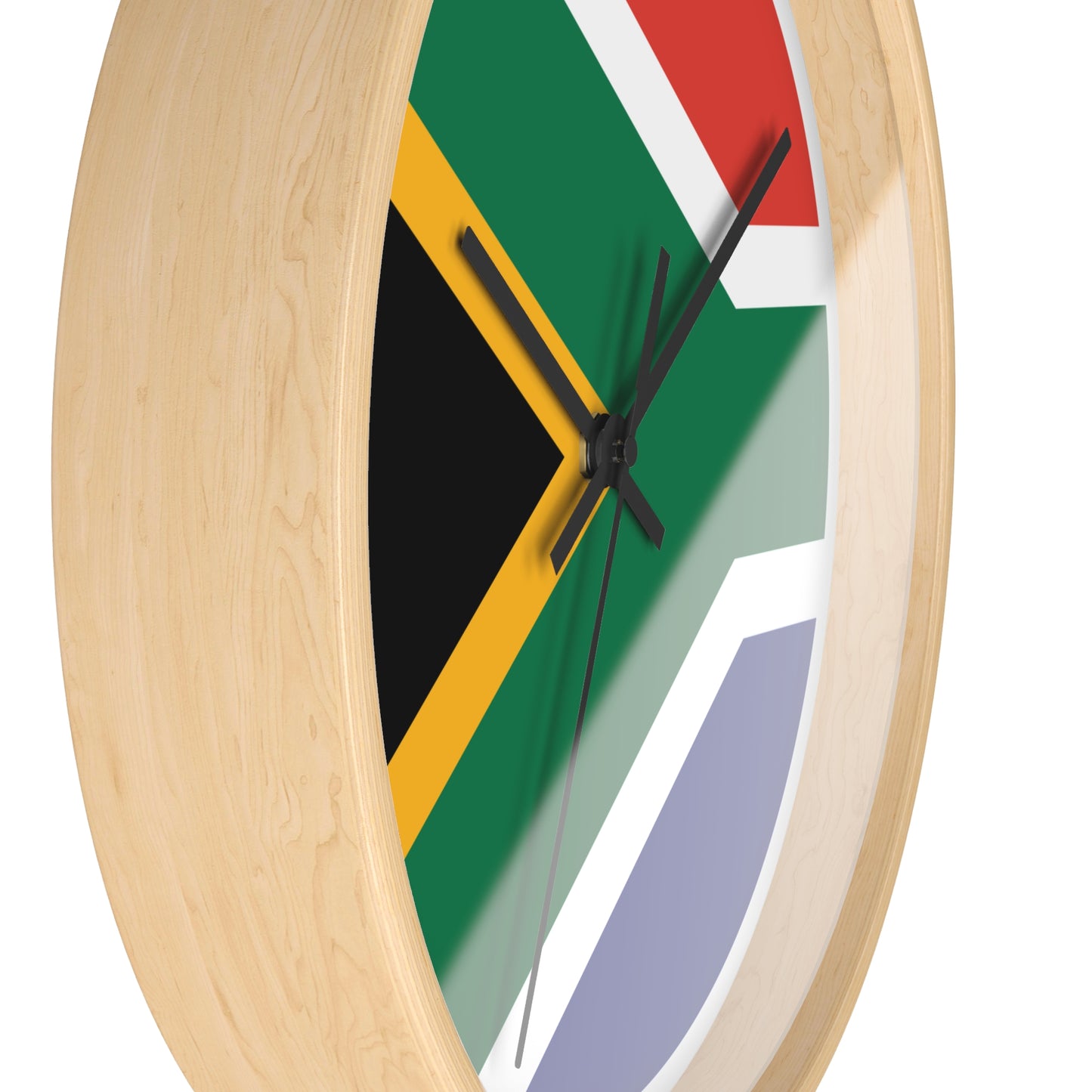 South African Flag Wall Clock - Bold Home Decor for Patriotism & Style