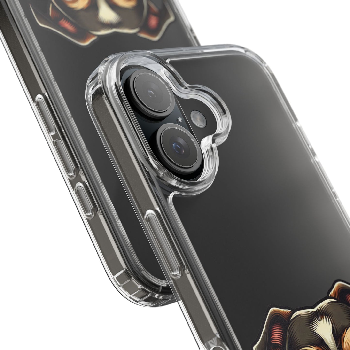 Pit Bull Print Clear Case - Perfect for Pet Lovers